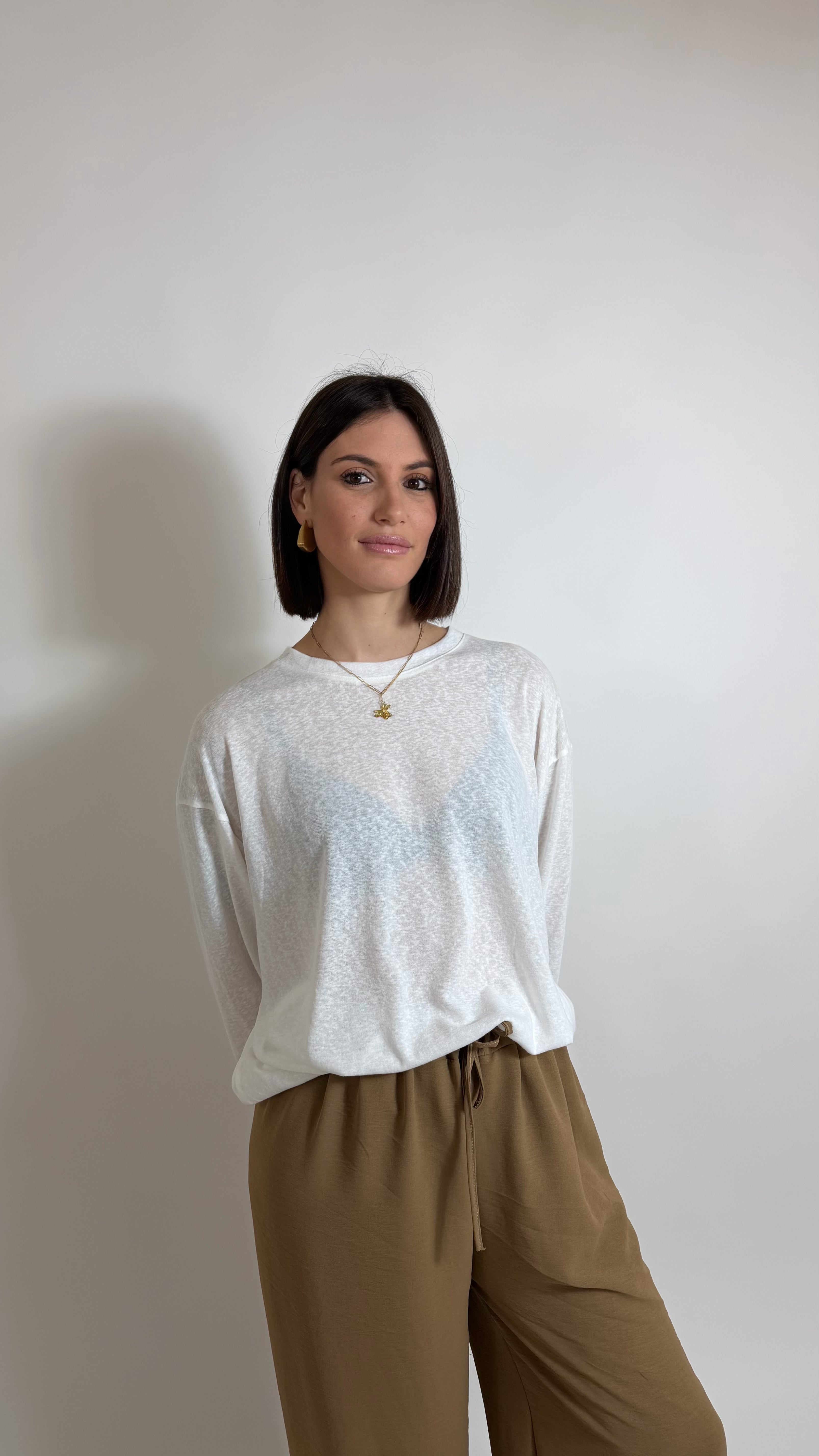 Pantalone Palazzo Best Seller Cammello