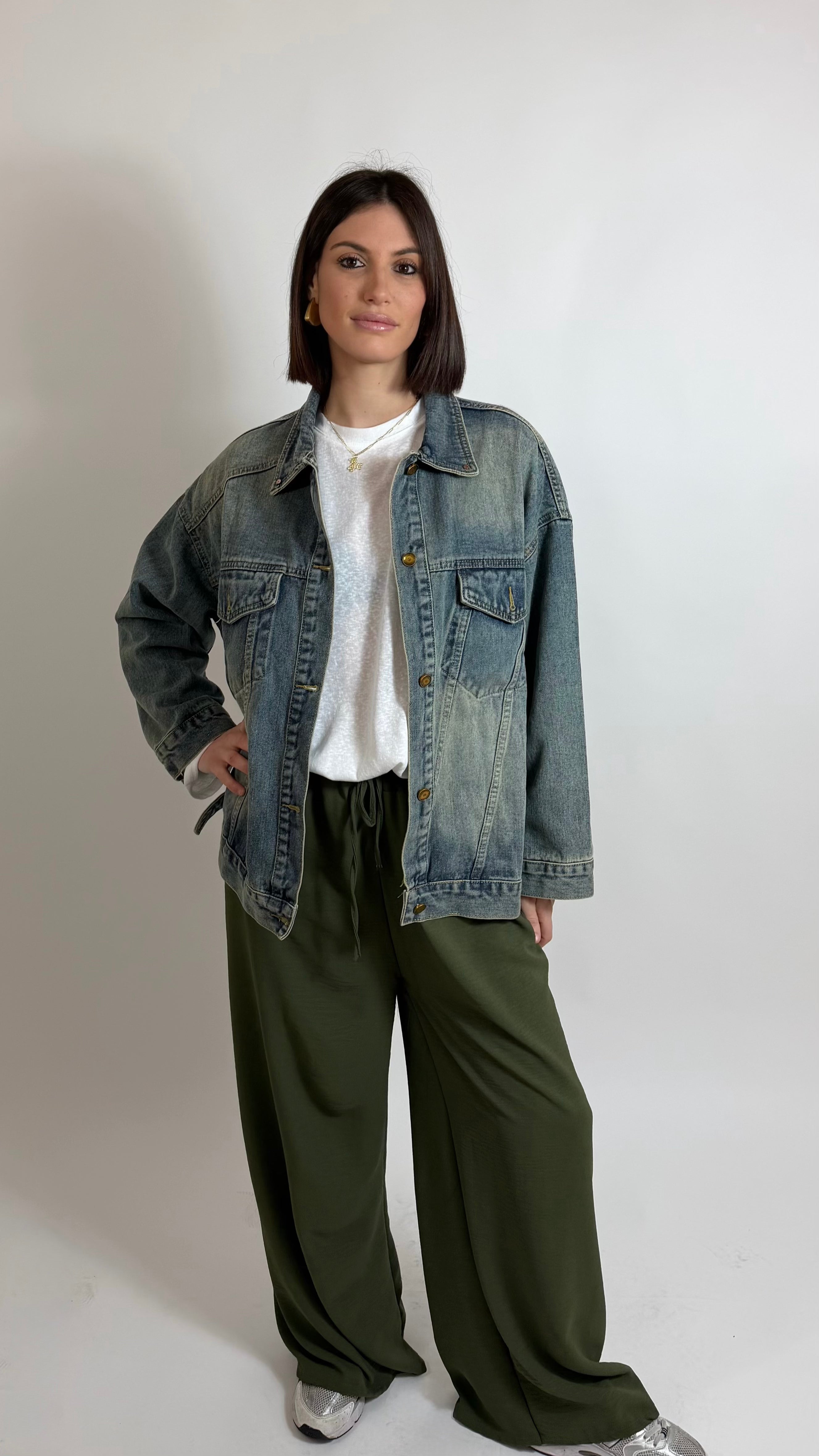 Pantalone Palazzo Best Seller Verde