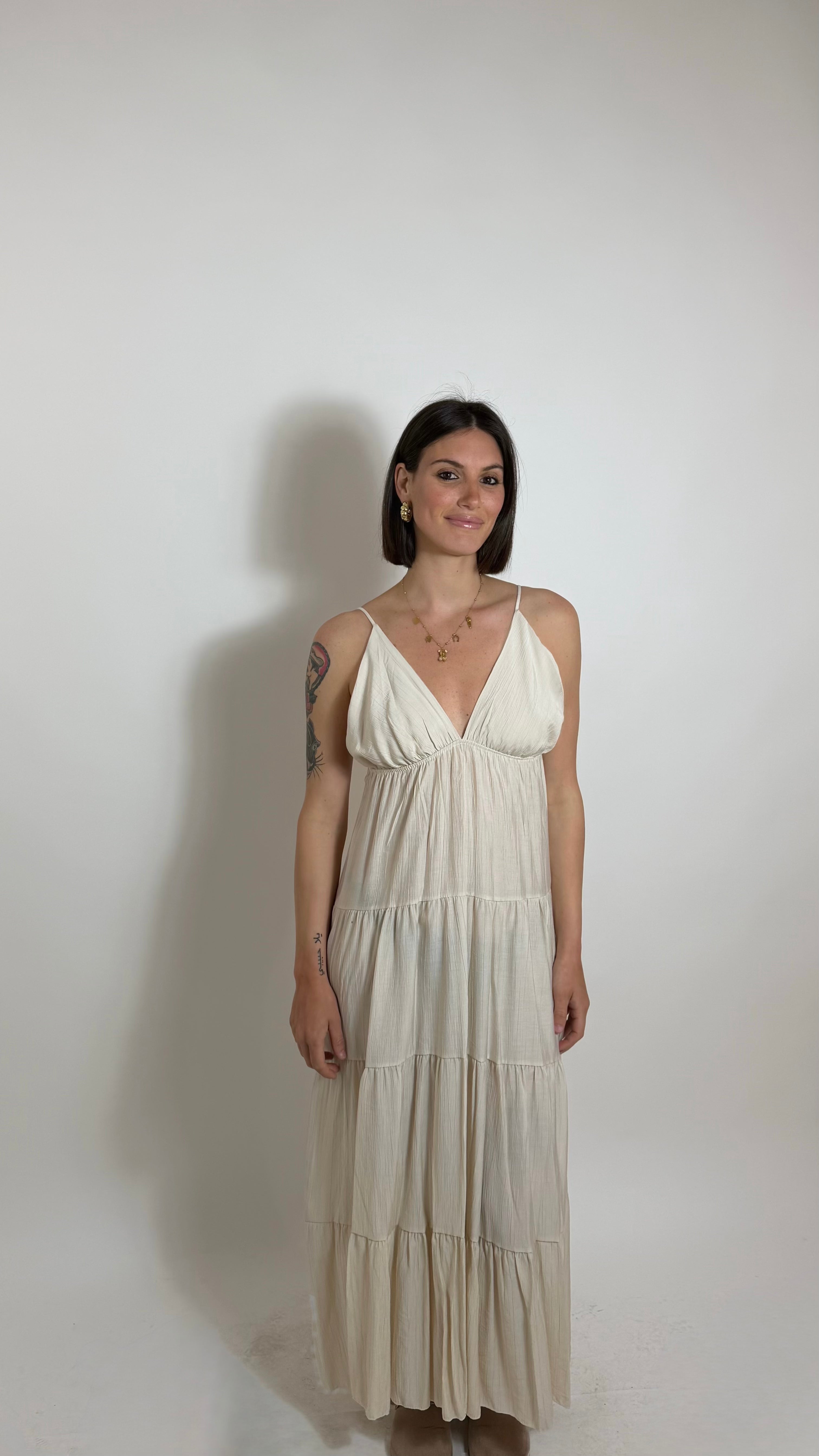 Abito Boho Dream Crema