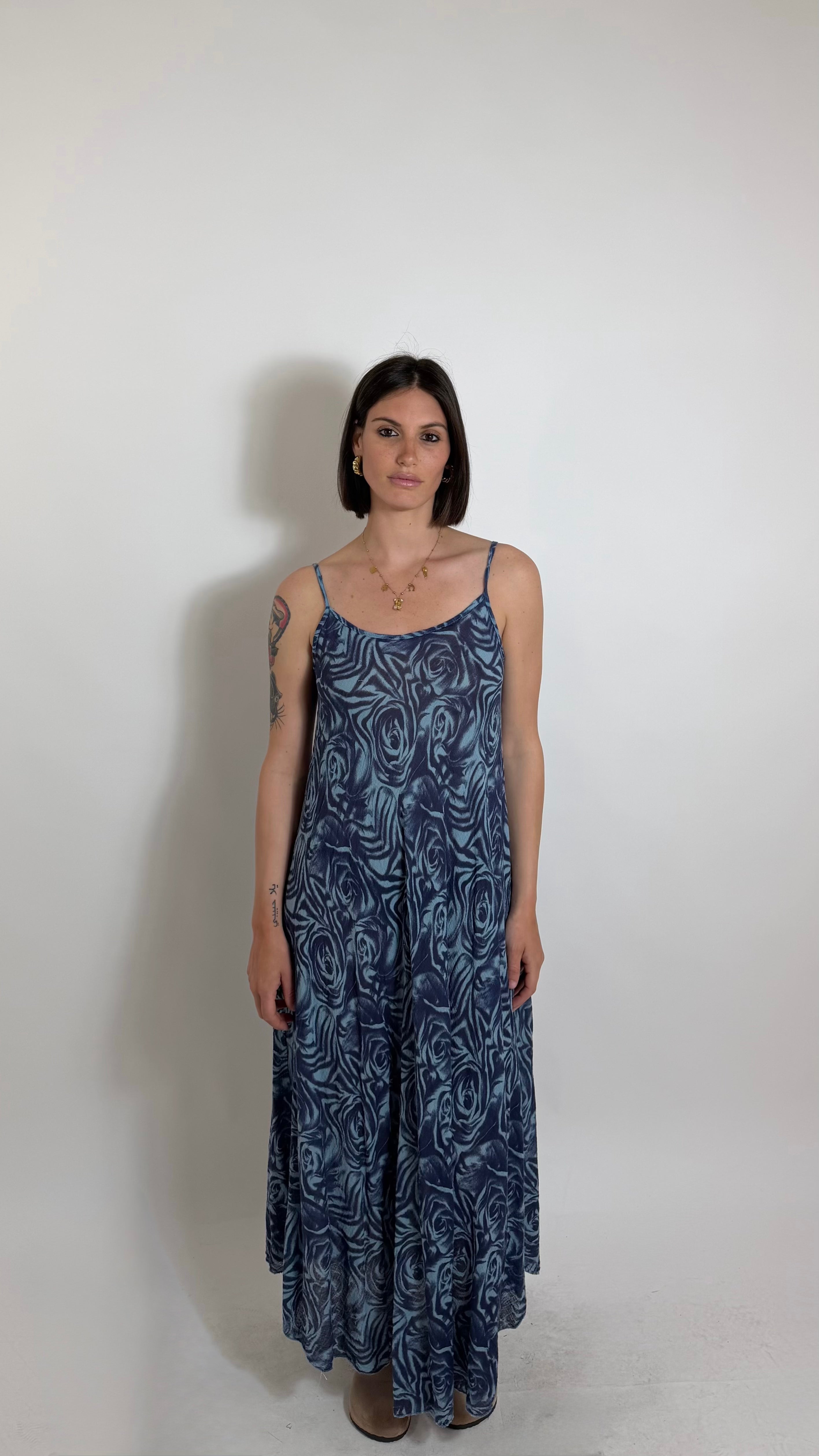 Abito Rose Wave Blu