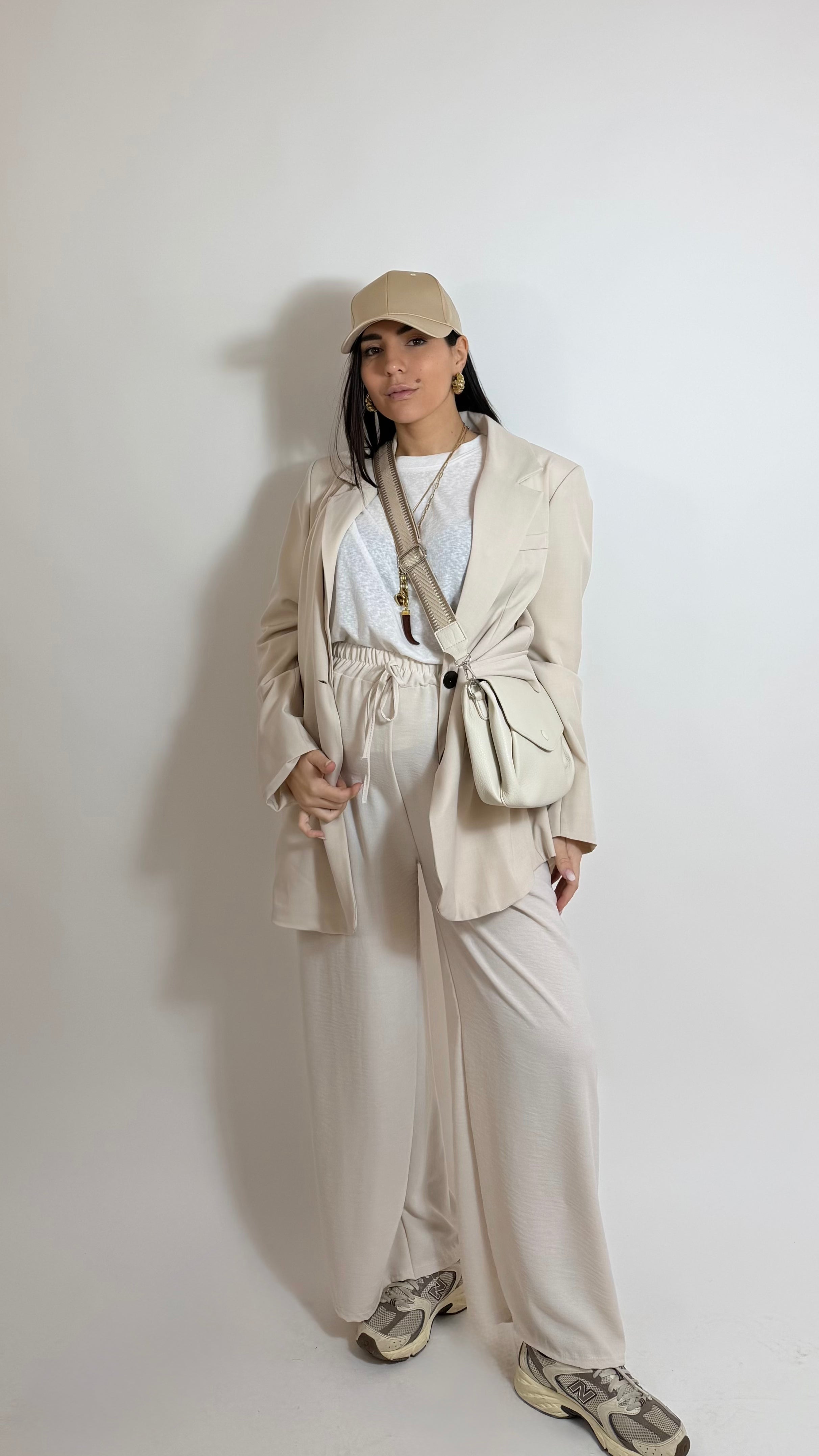 Pantalone Palazzo Best Seller Ecru