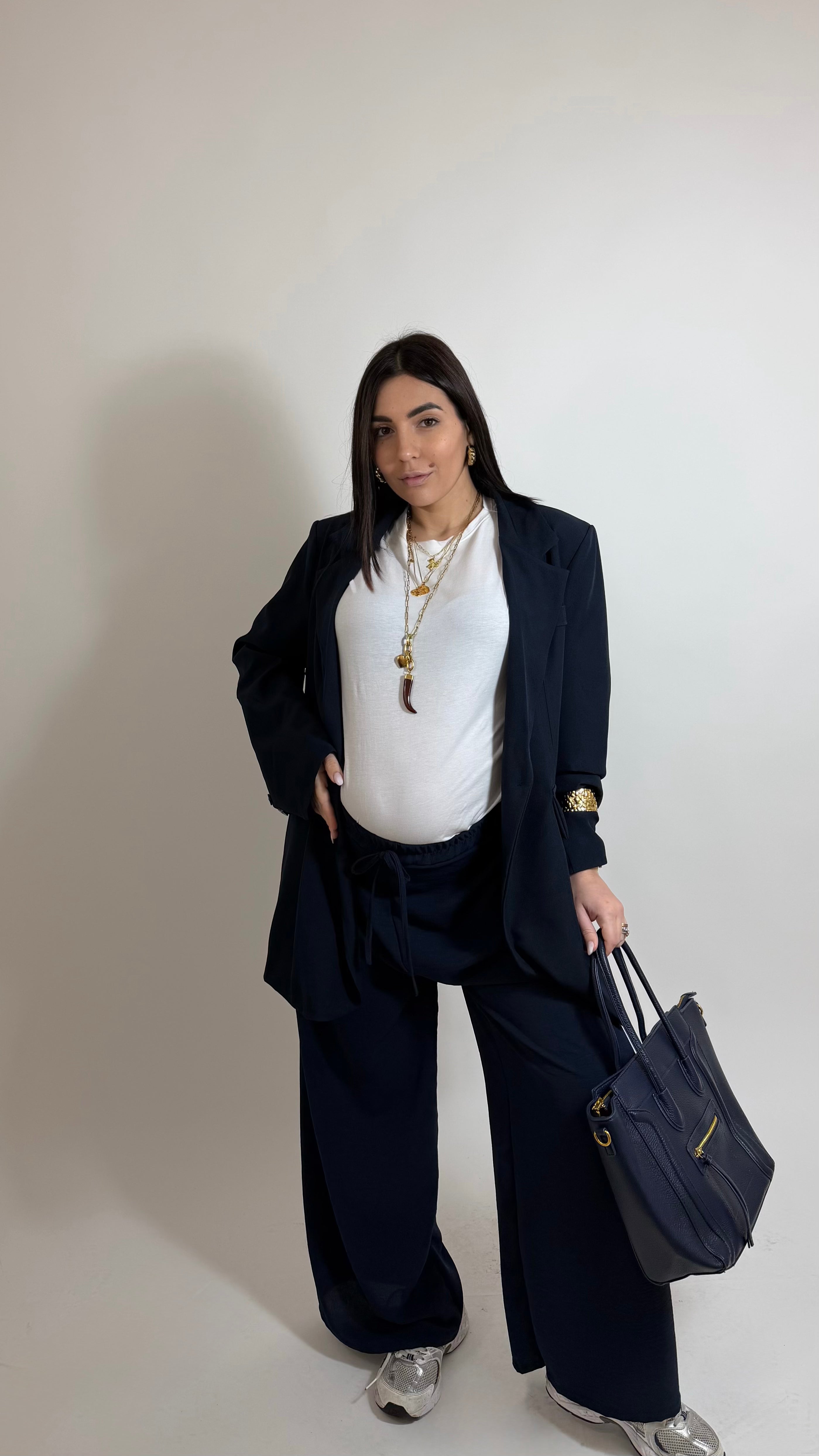 Pantalone Palazzo Best Seller Blu notte