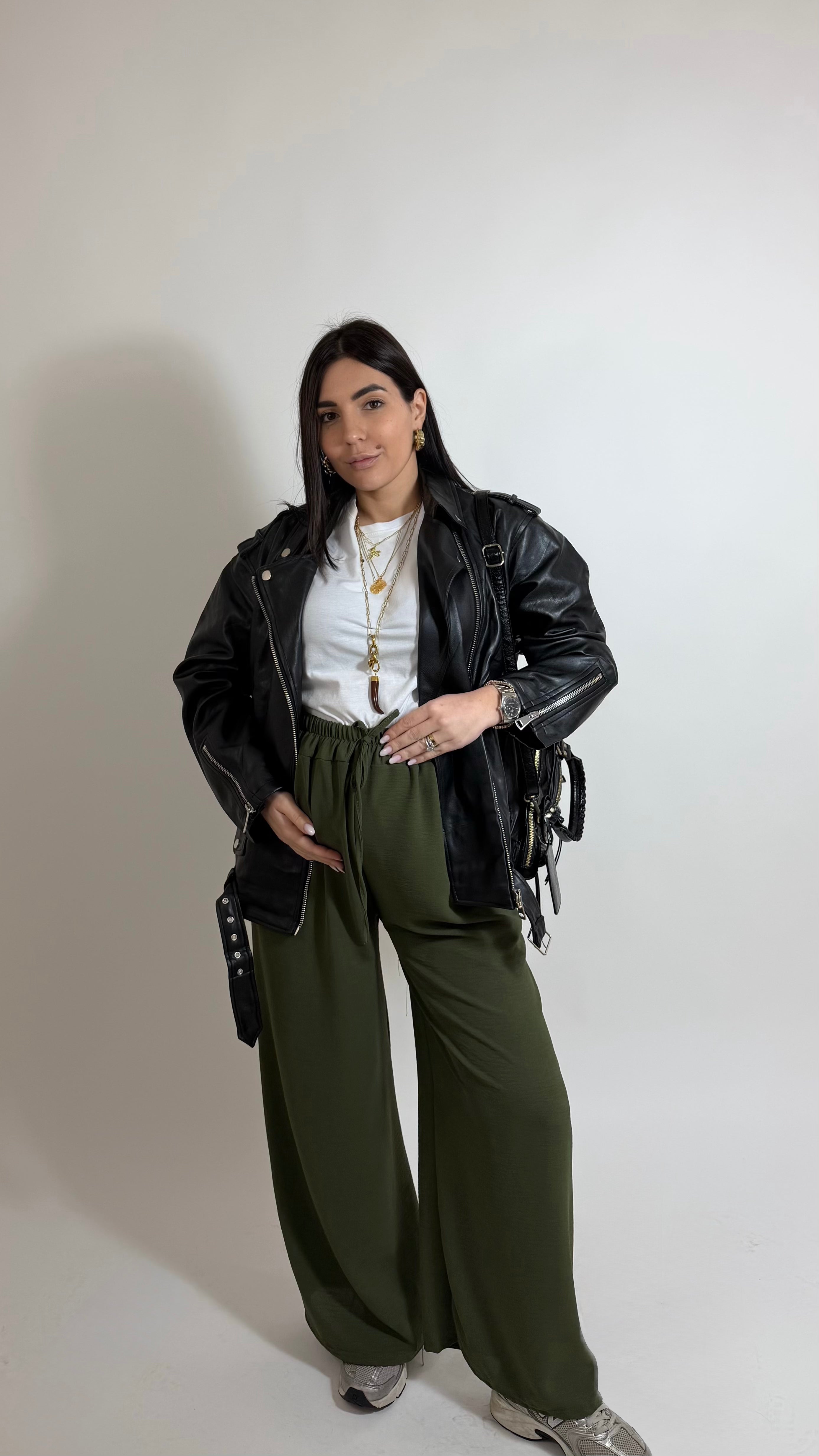 Pantalone Palazzo Best Seller Verde