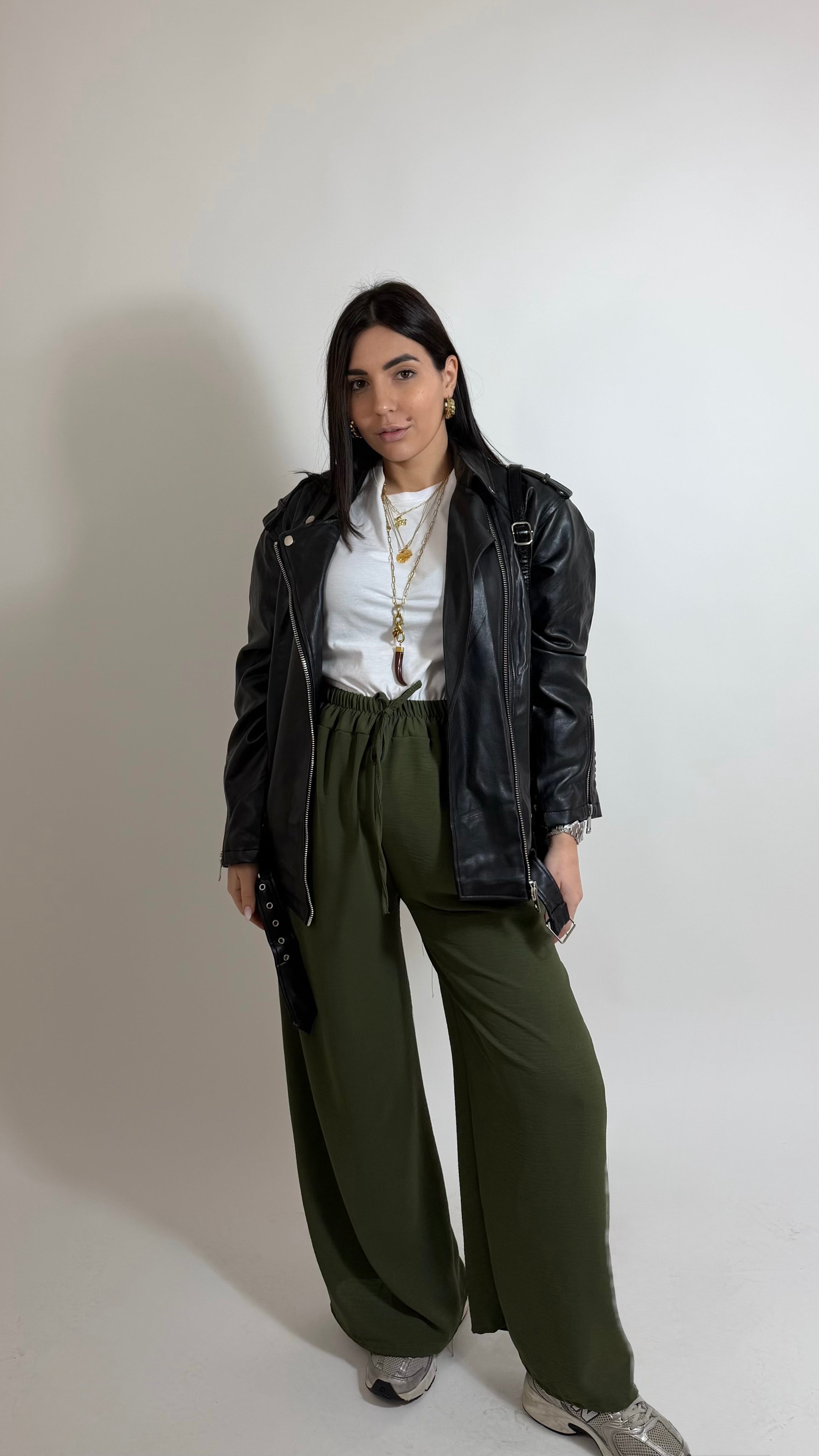 Pantalone Palazzo Best Seller Verde