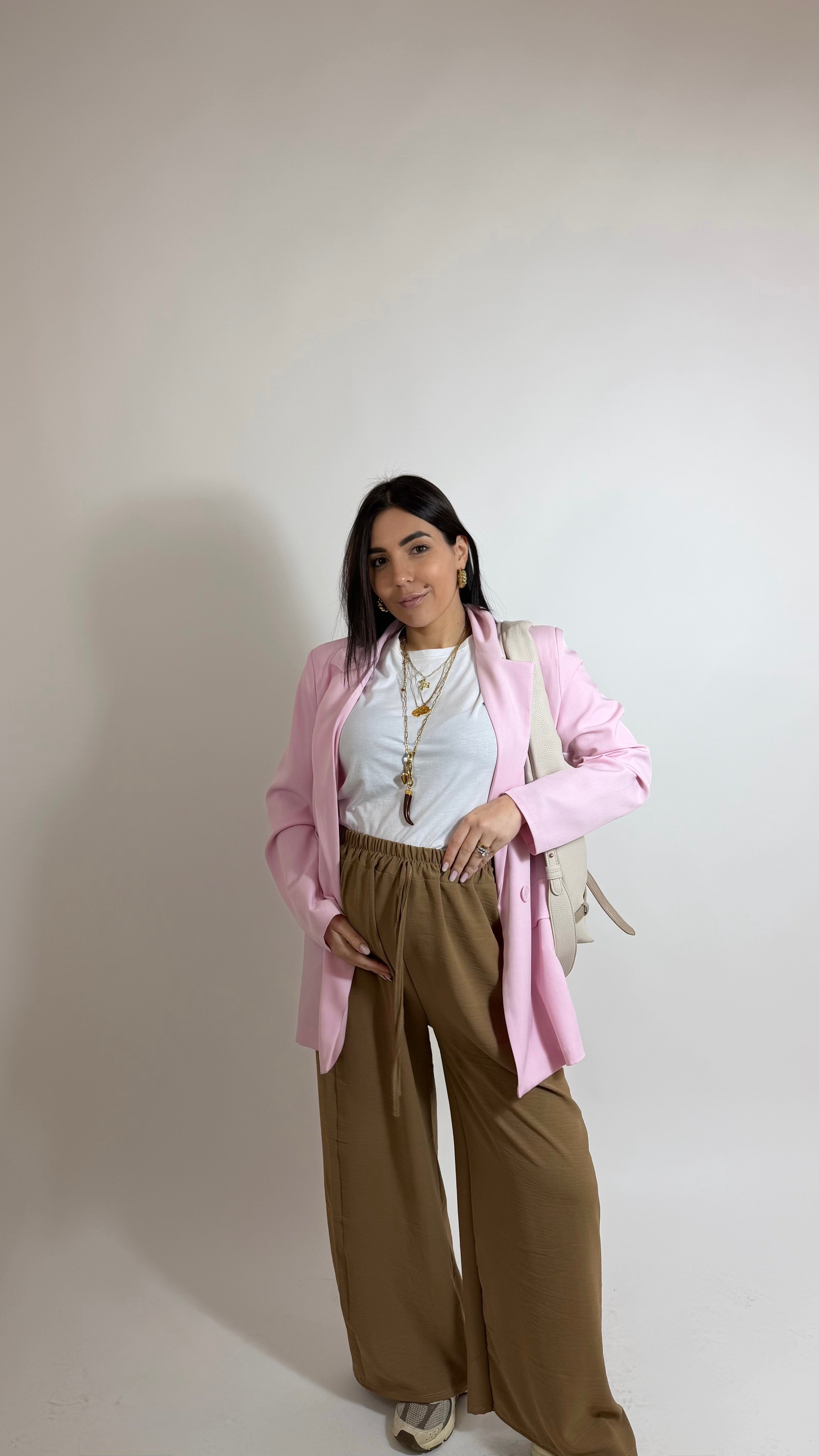 Pantalone Palazzo Best Seller Cammello