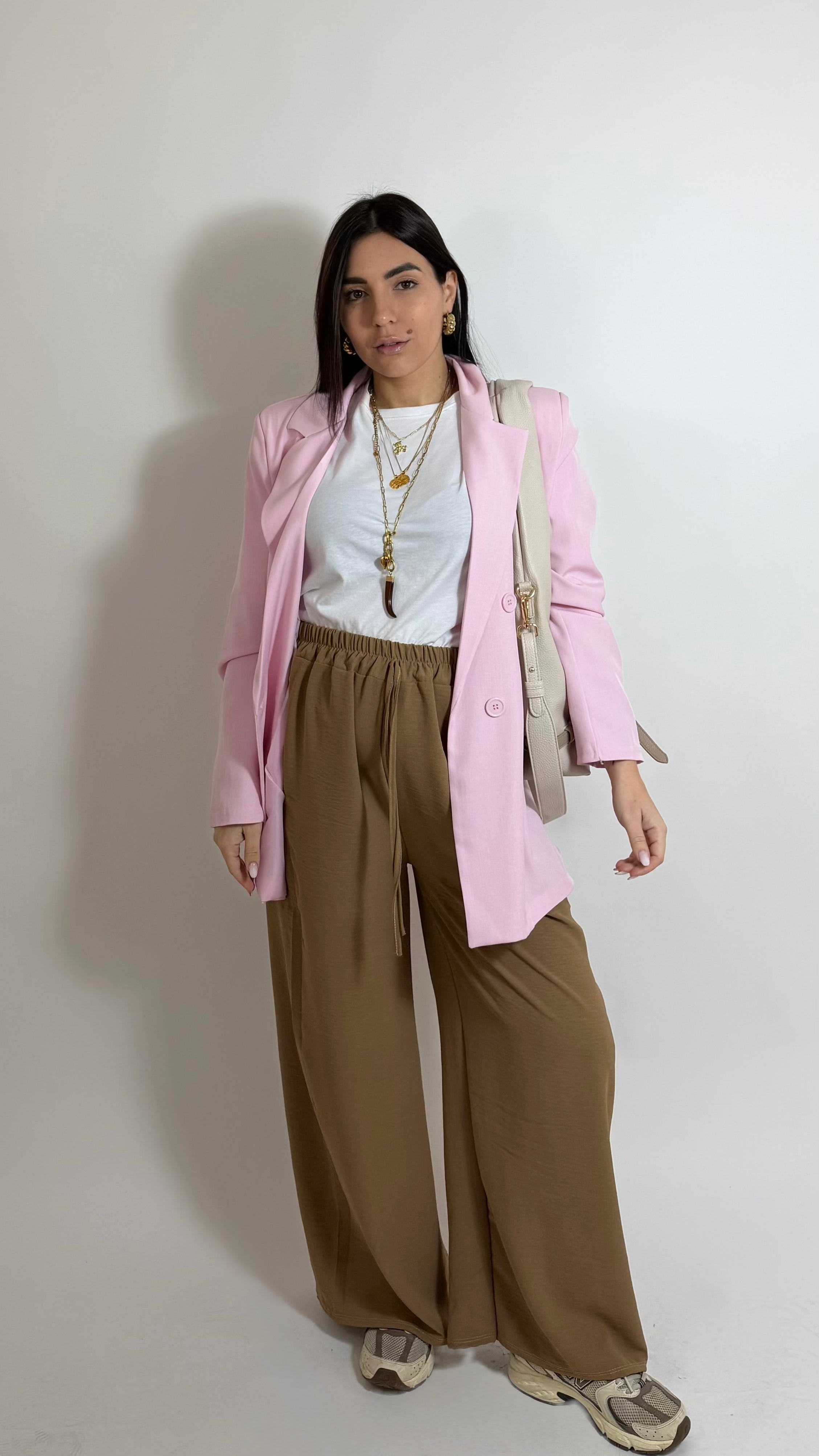 Pantalone Palazzo Best Seller Cammello