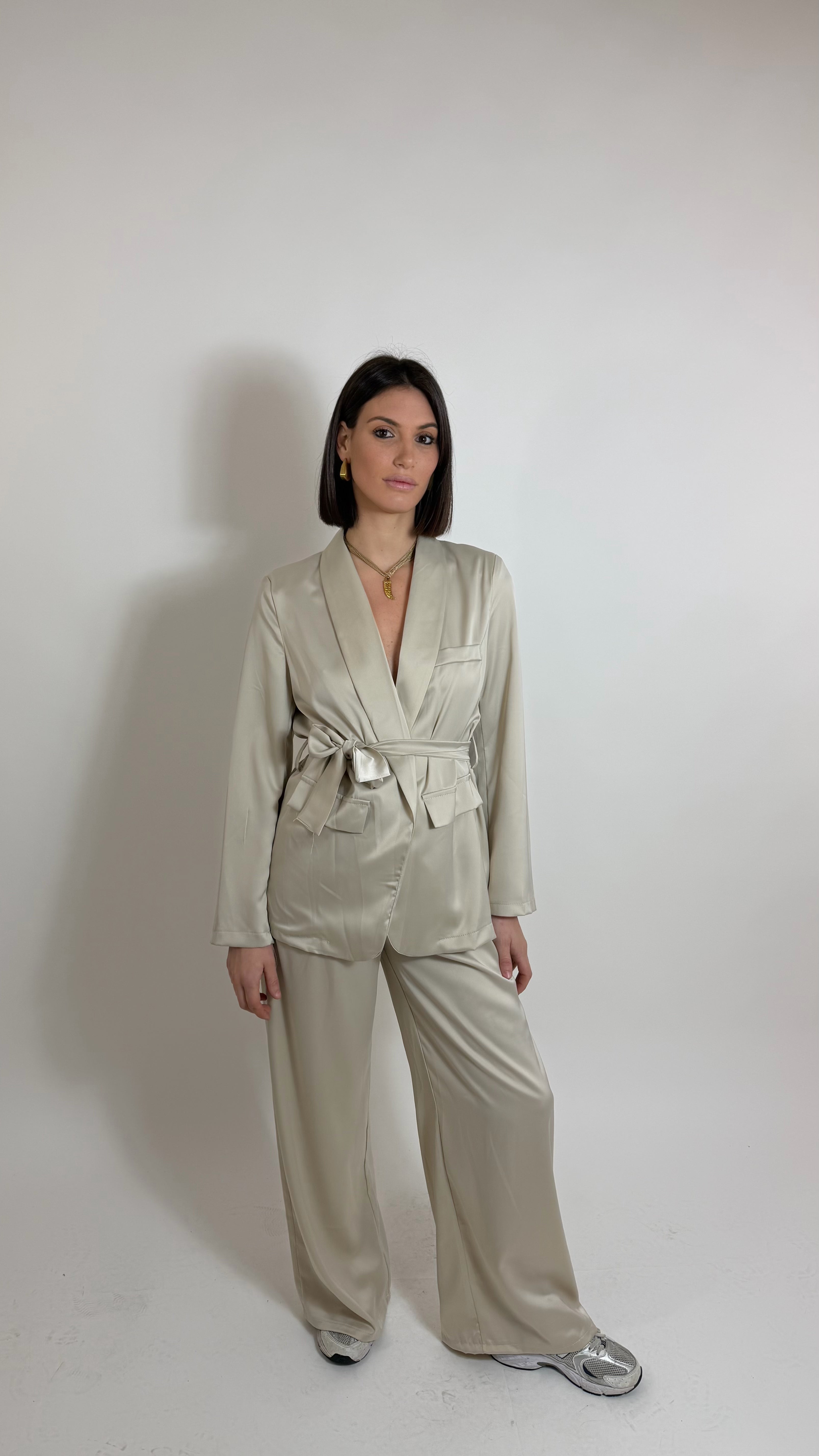 Coordinato Angel Satin Champagne