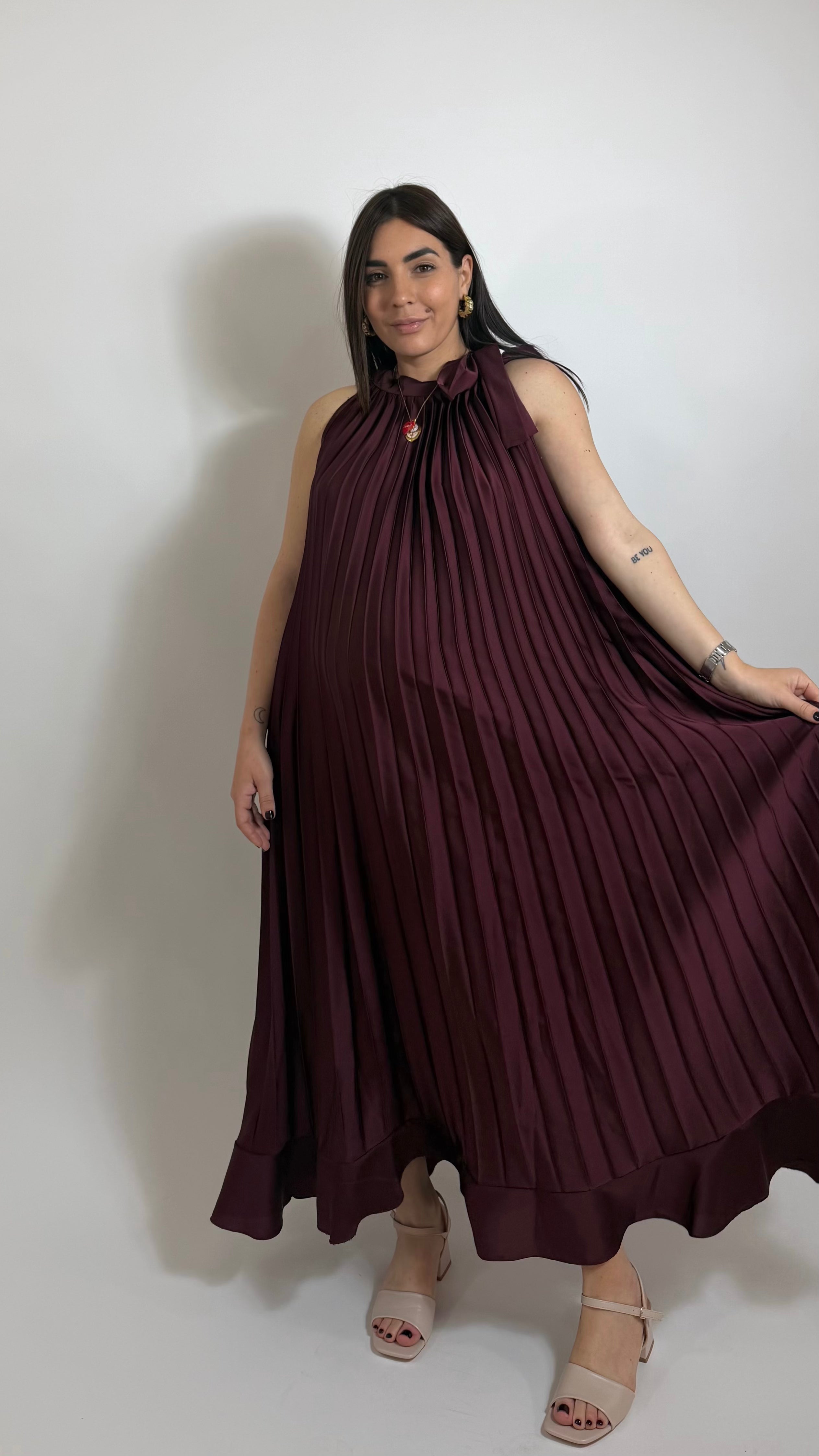 Abito Elizabeth Burgundy