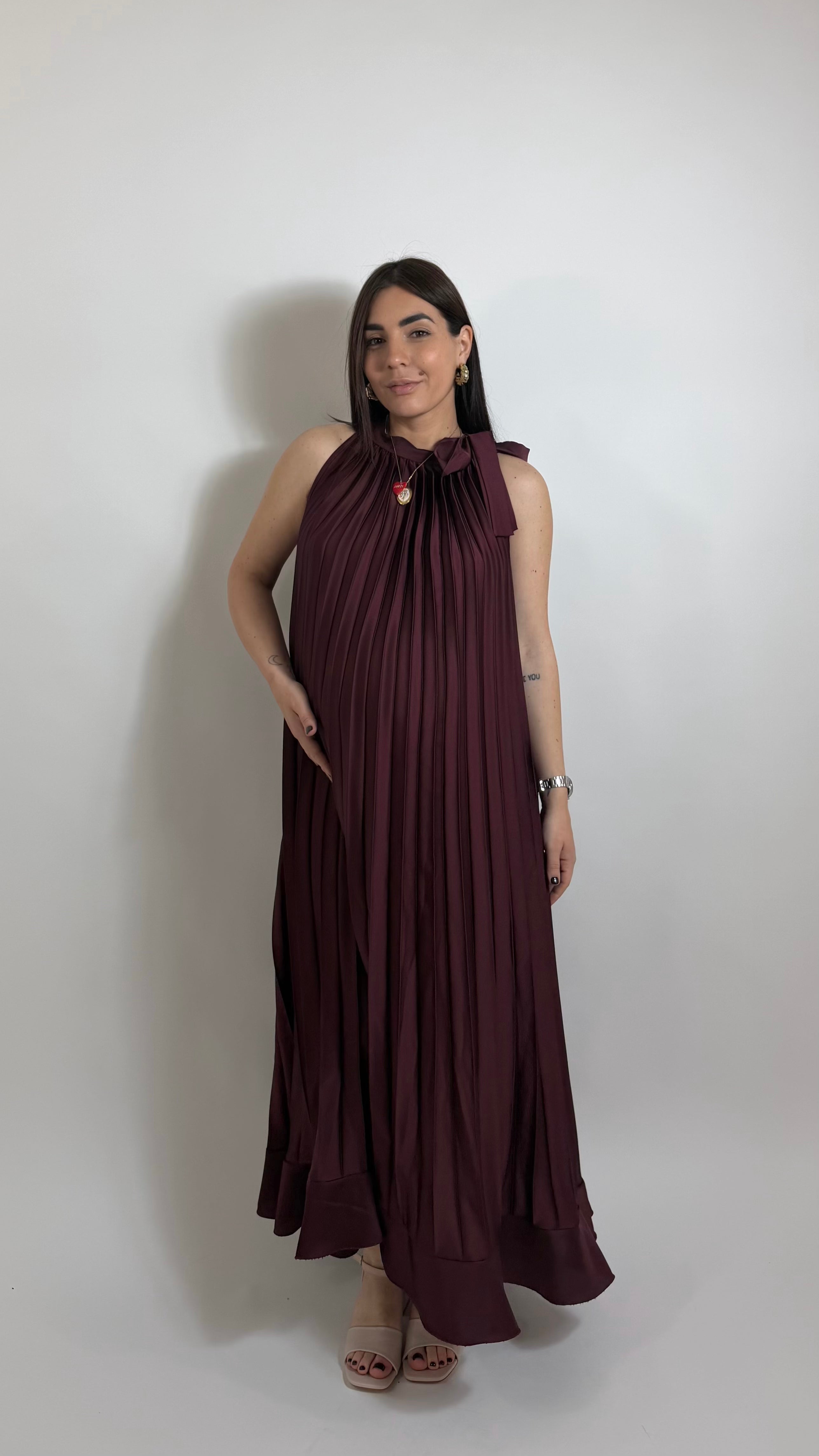 Abito Elizabeth Burgundy