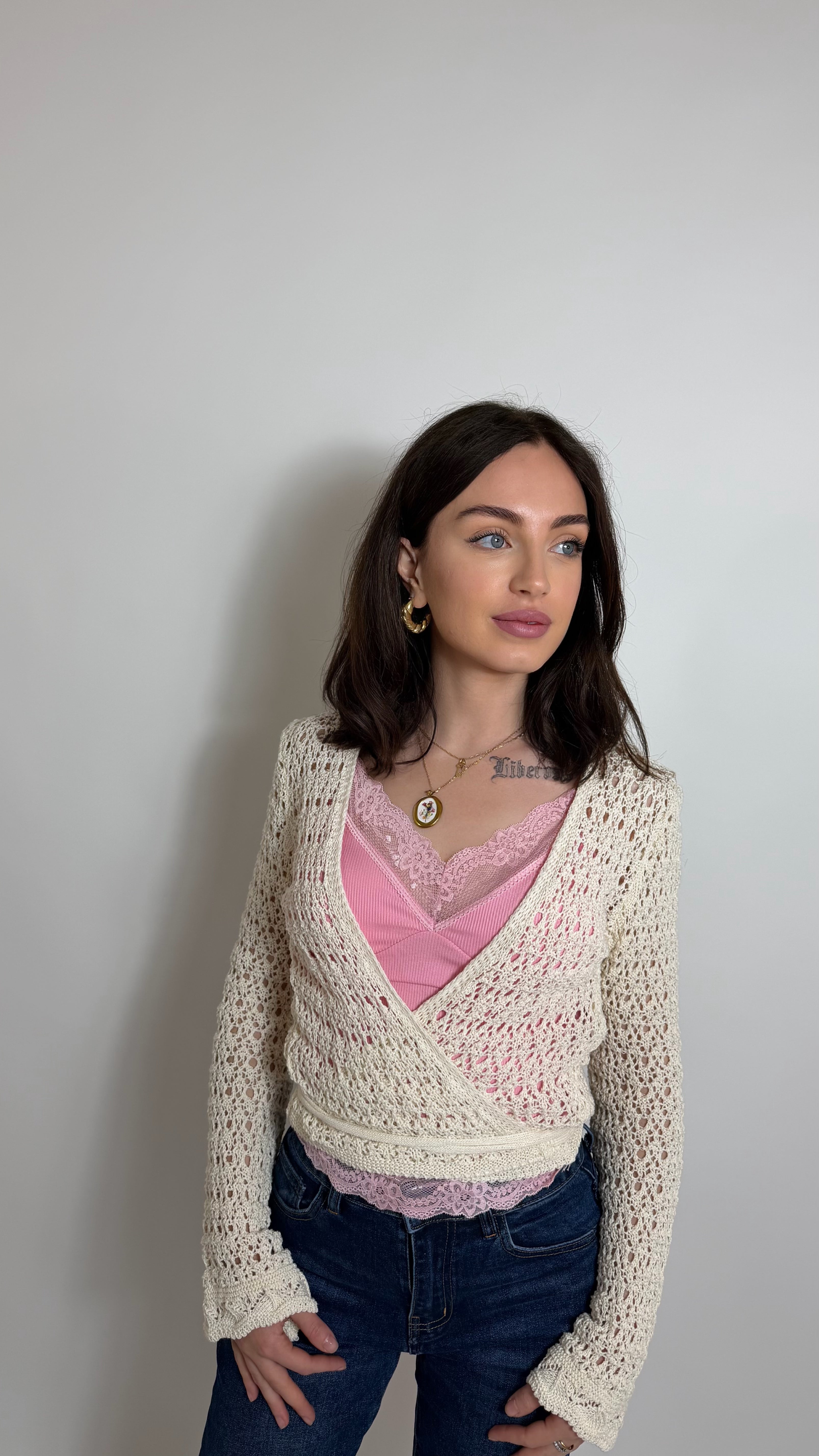 Cardigan Wrap Crochet Burro