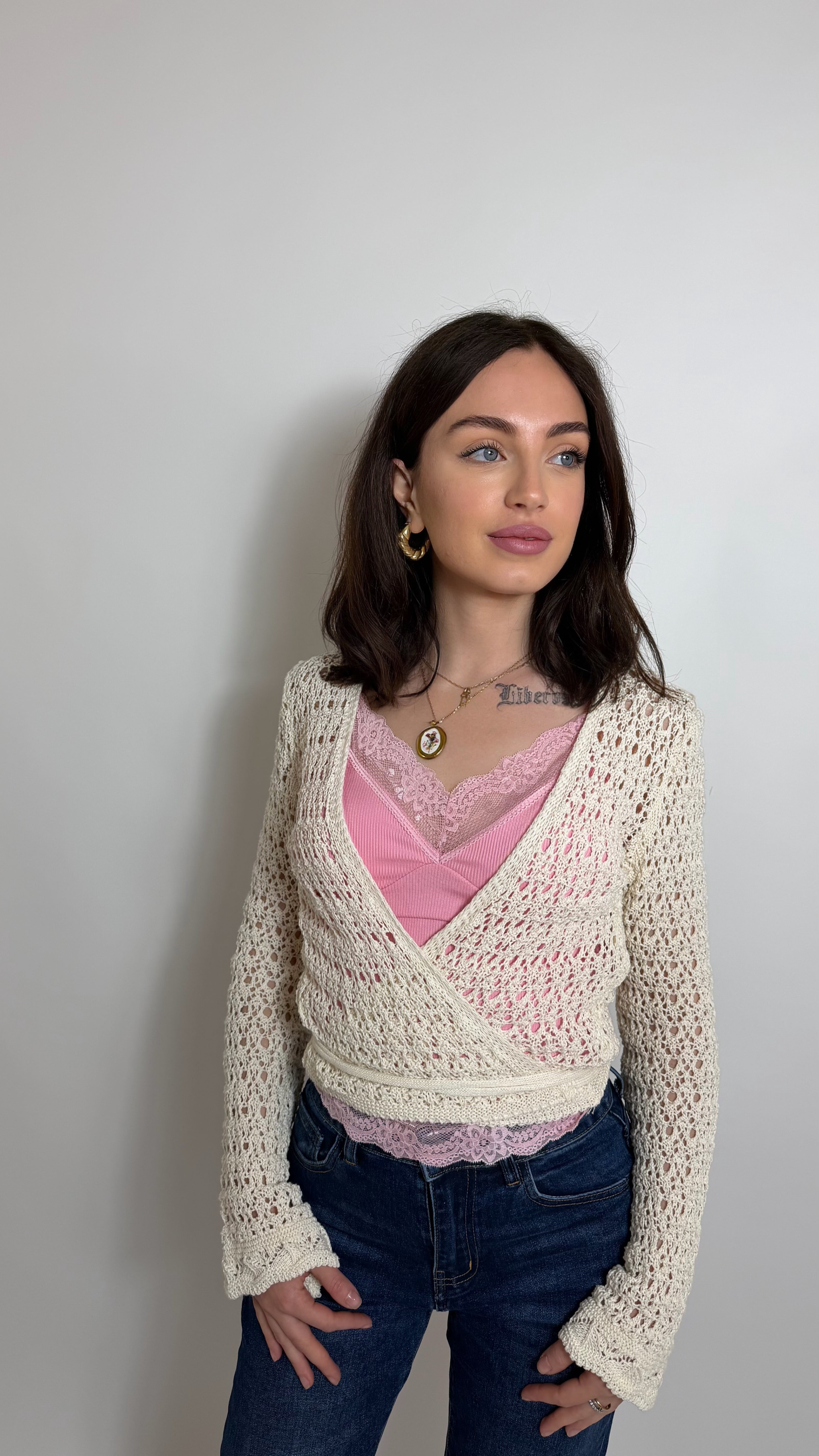 Cardigan Wrap Crochet Burro