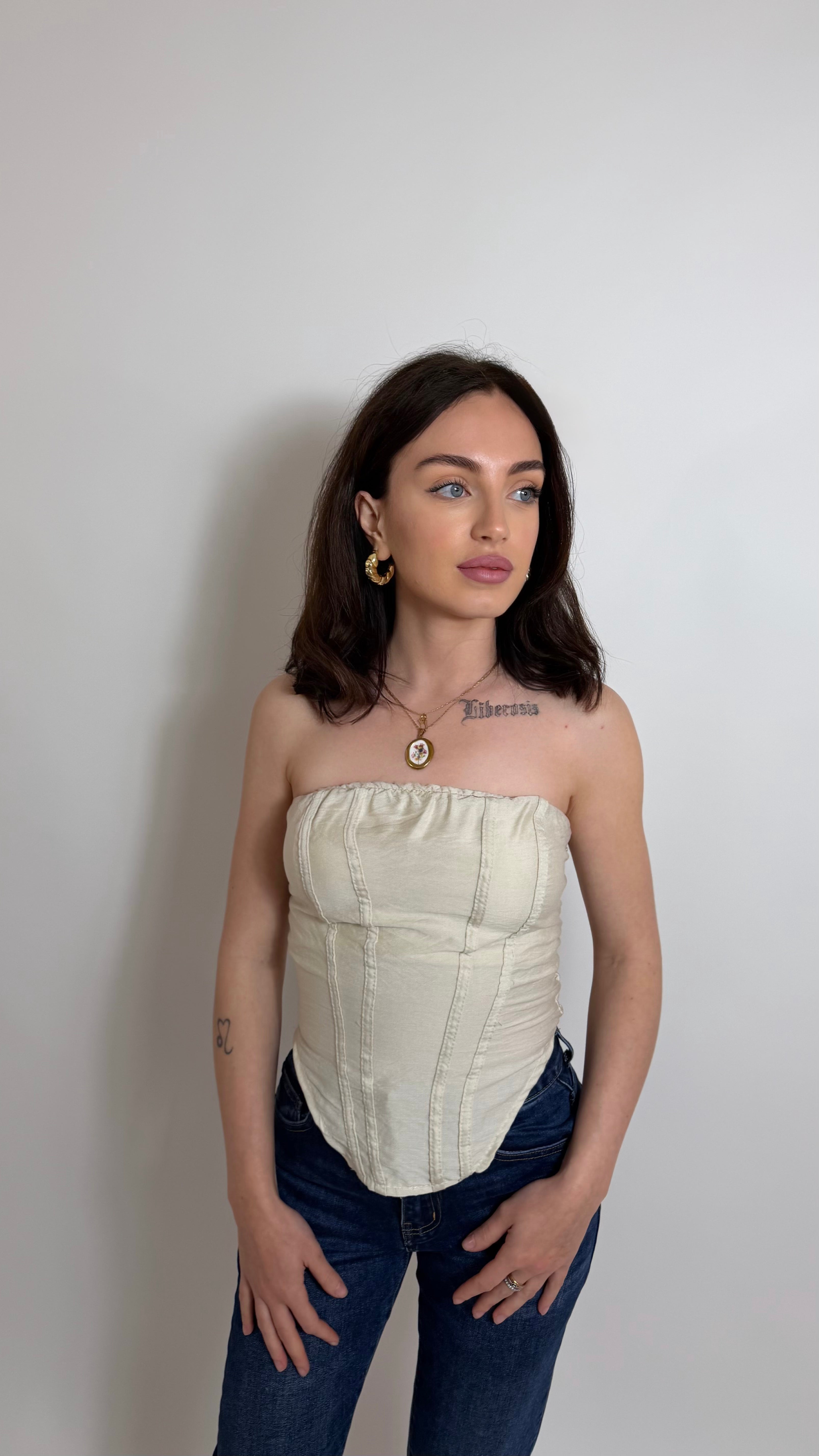 Top Corset Soft Beige