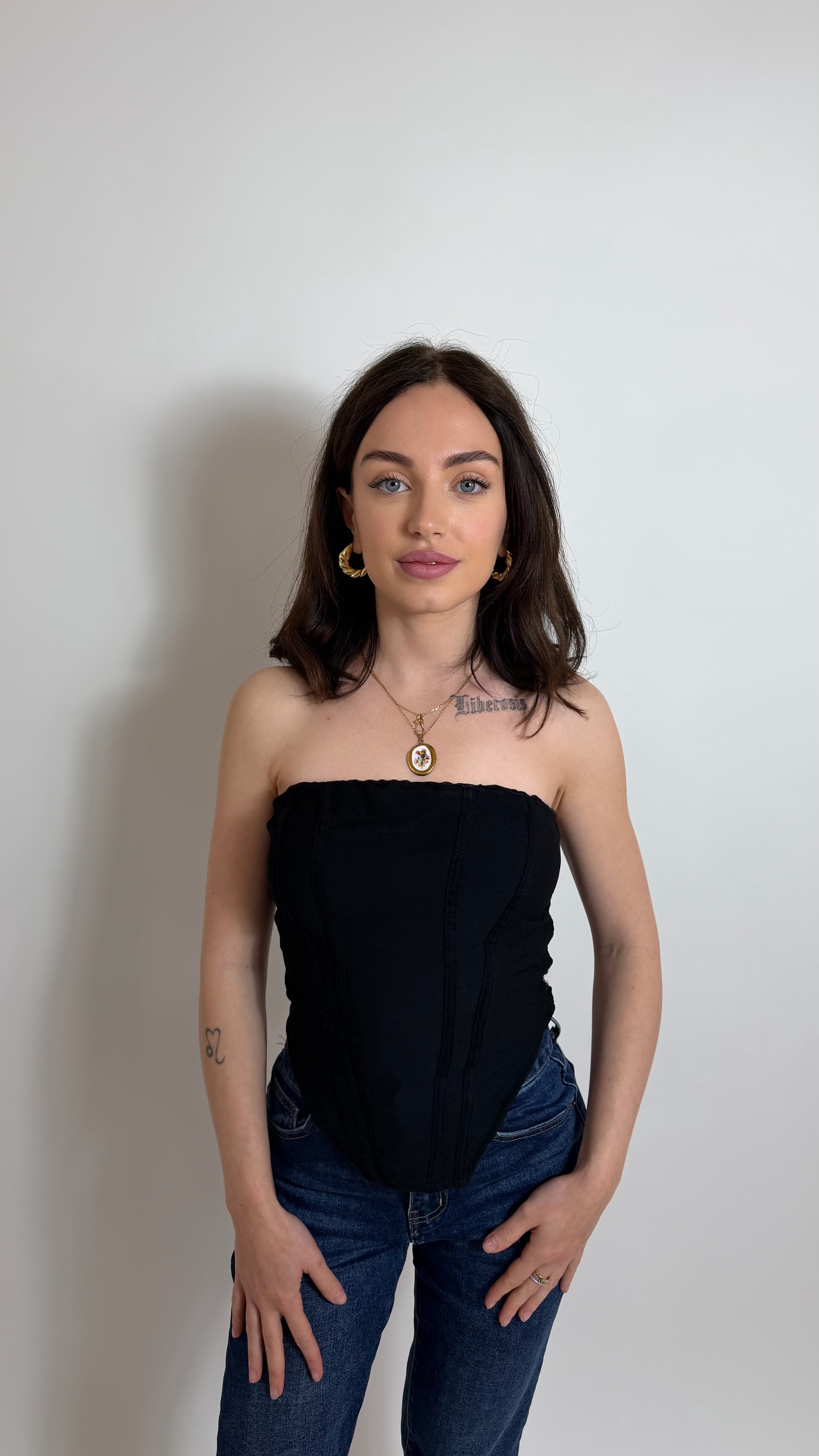 Top Corset Soft Nero