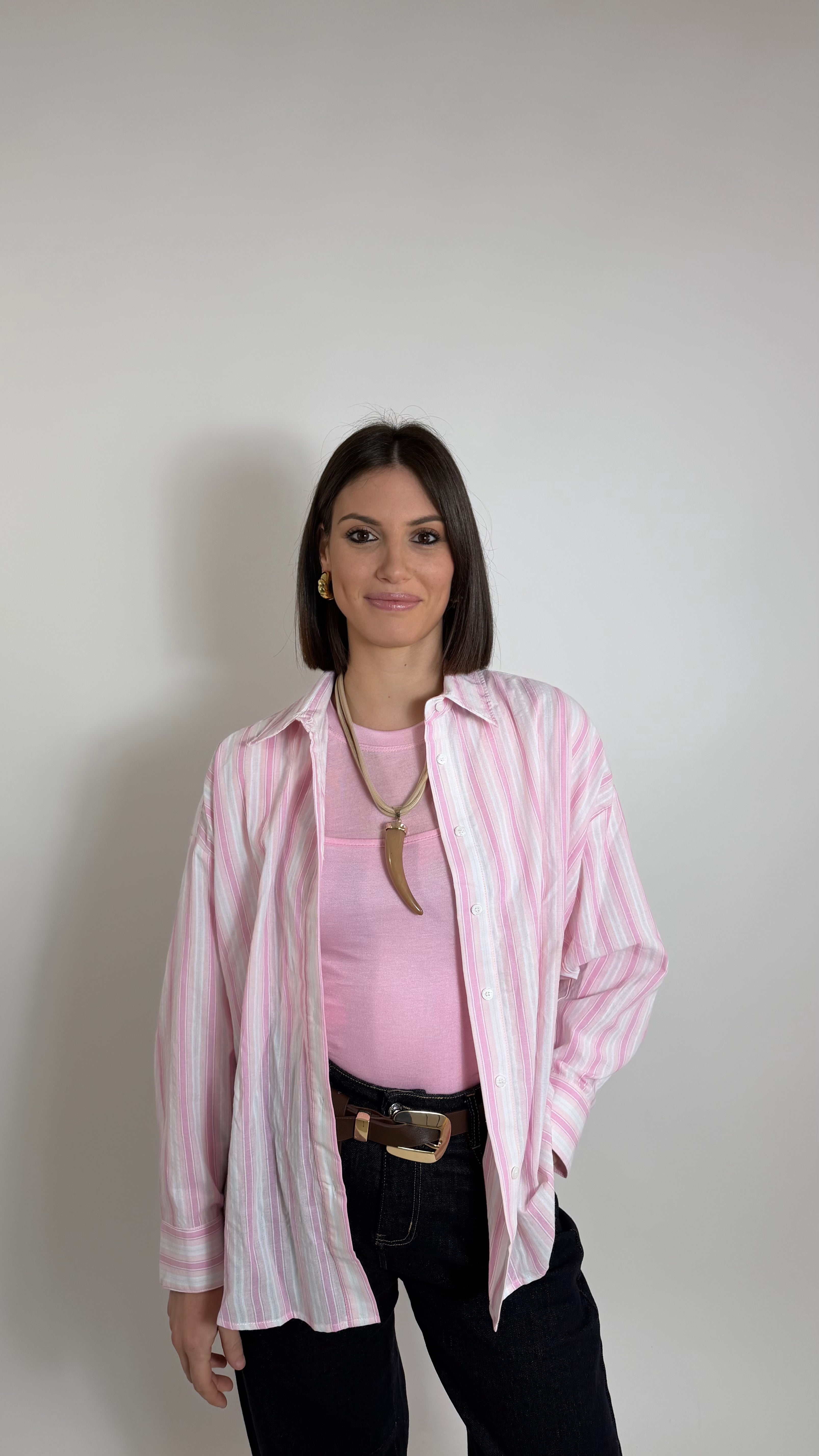 Camicia Stripes Pink