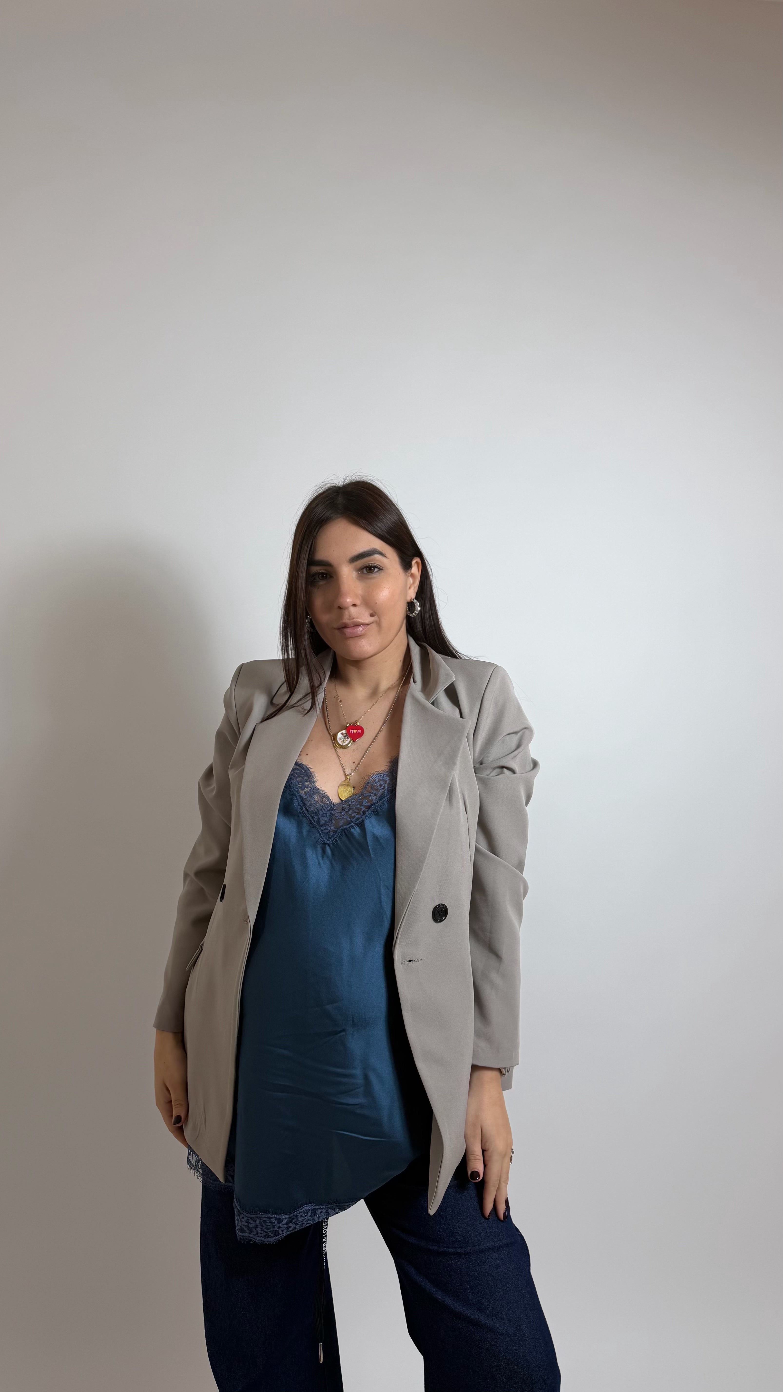 Top Silk & Lace Ottanio