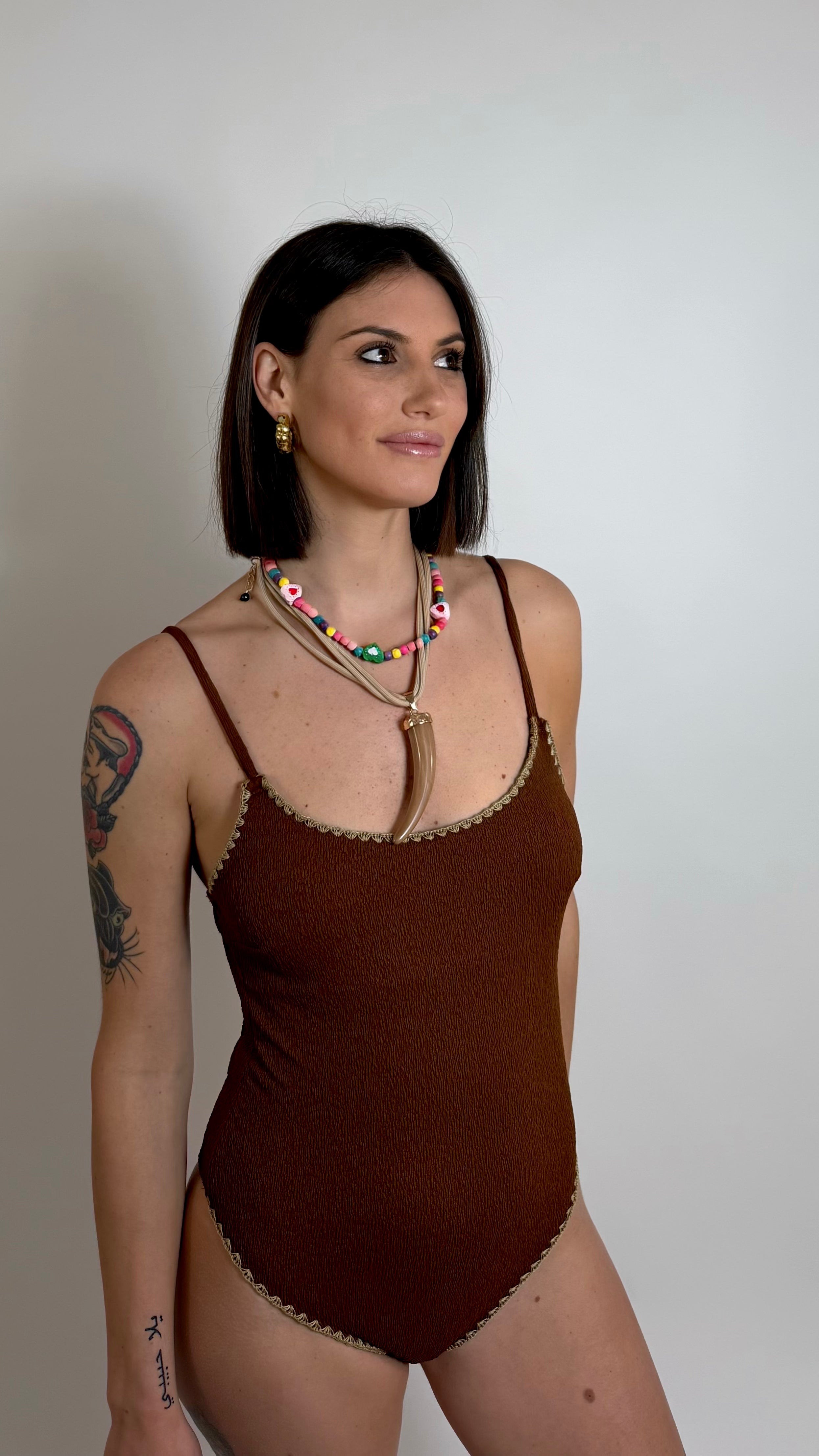 Costume Intero Crinkle Choco
