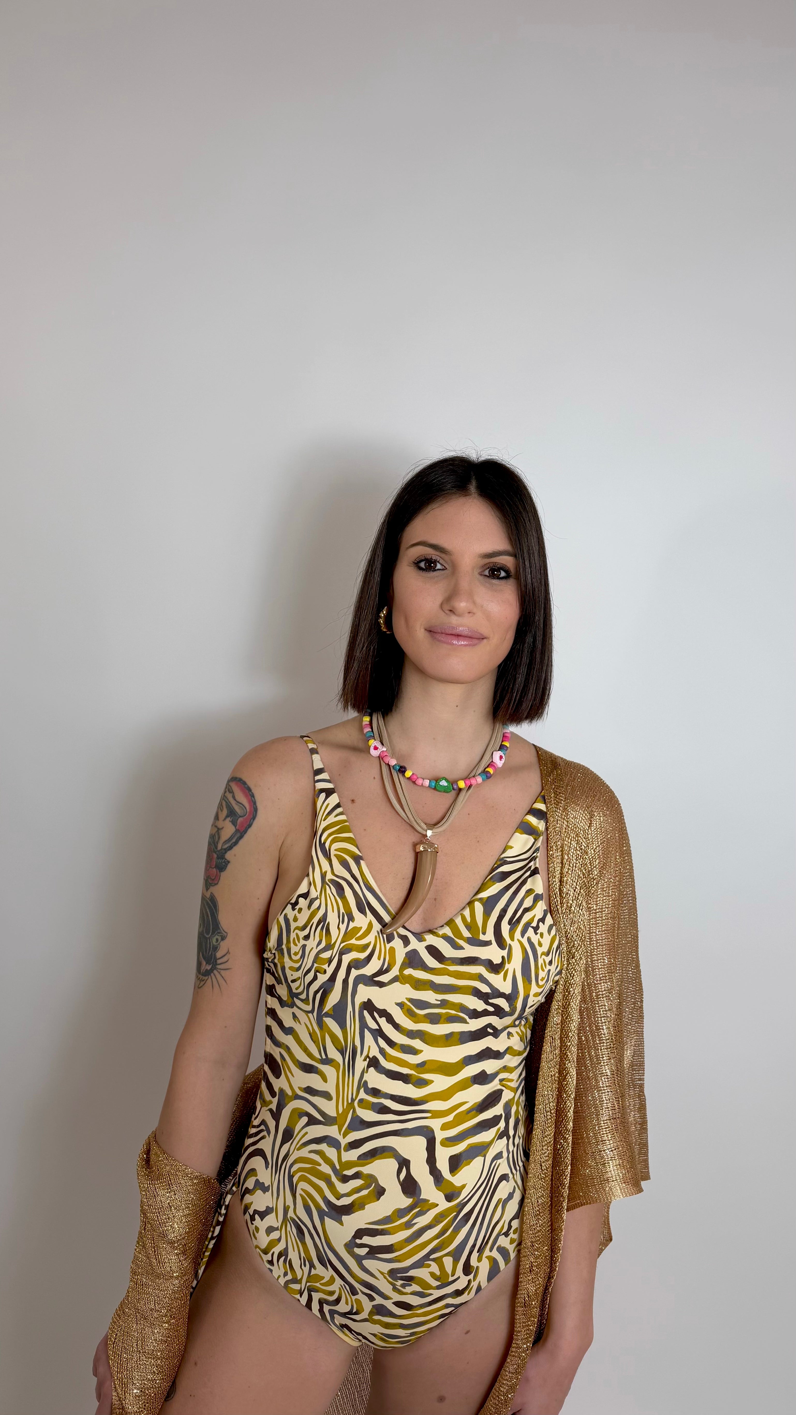 Costume Intero Animalier Yellow