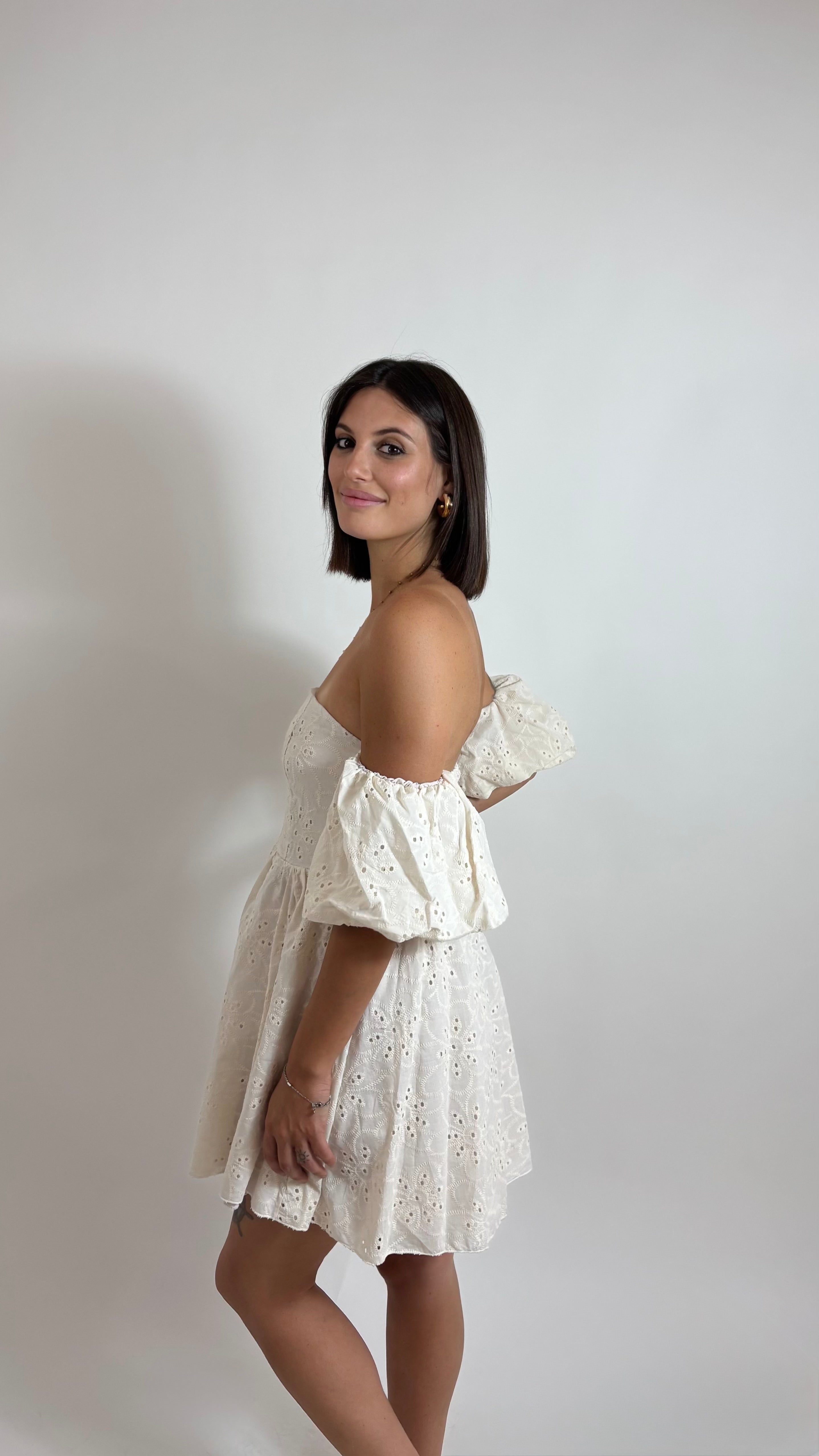 Minidress Siviglia Ecru