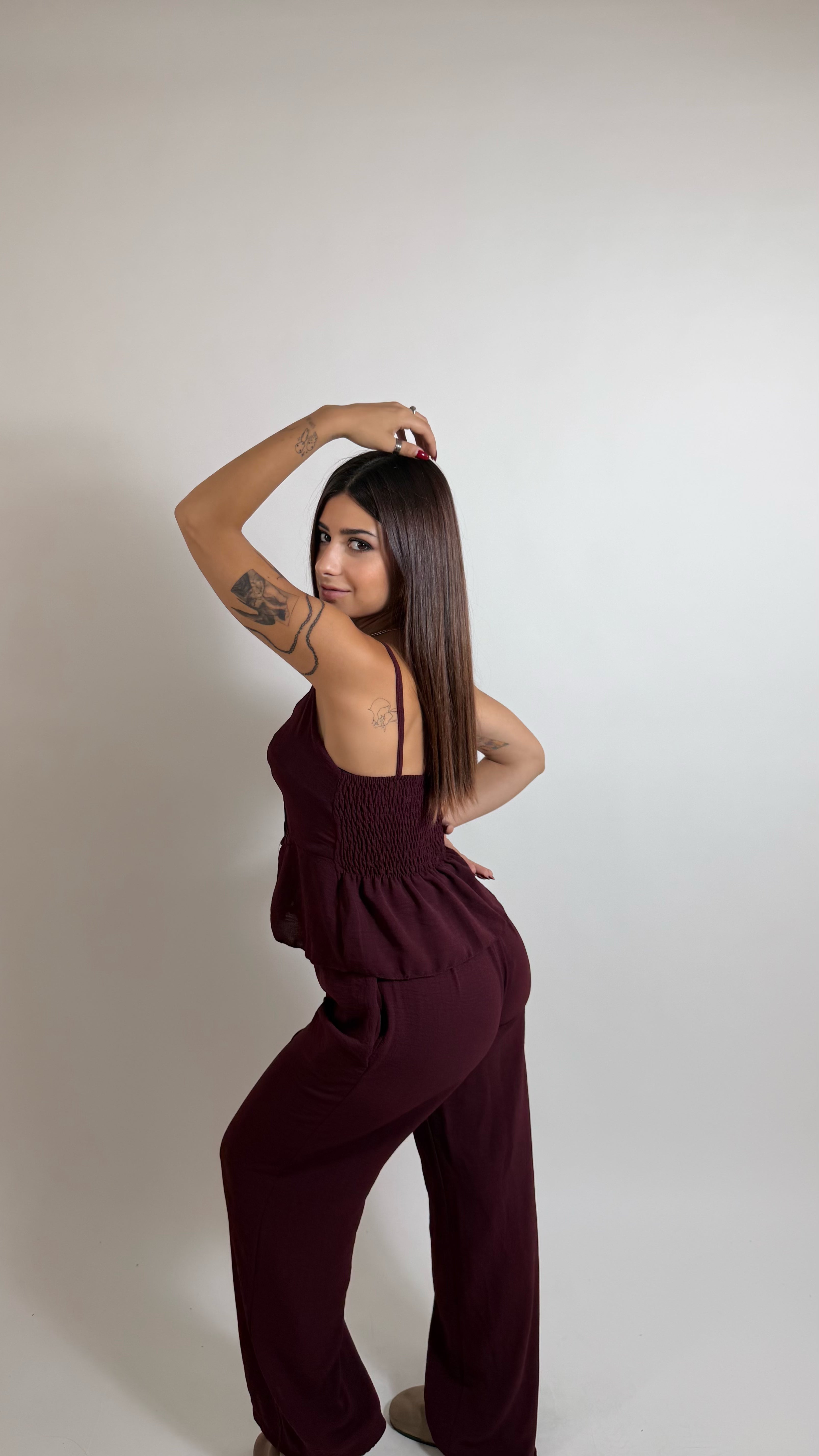 Set Jasmine Burgundy