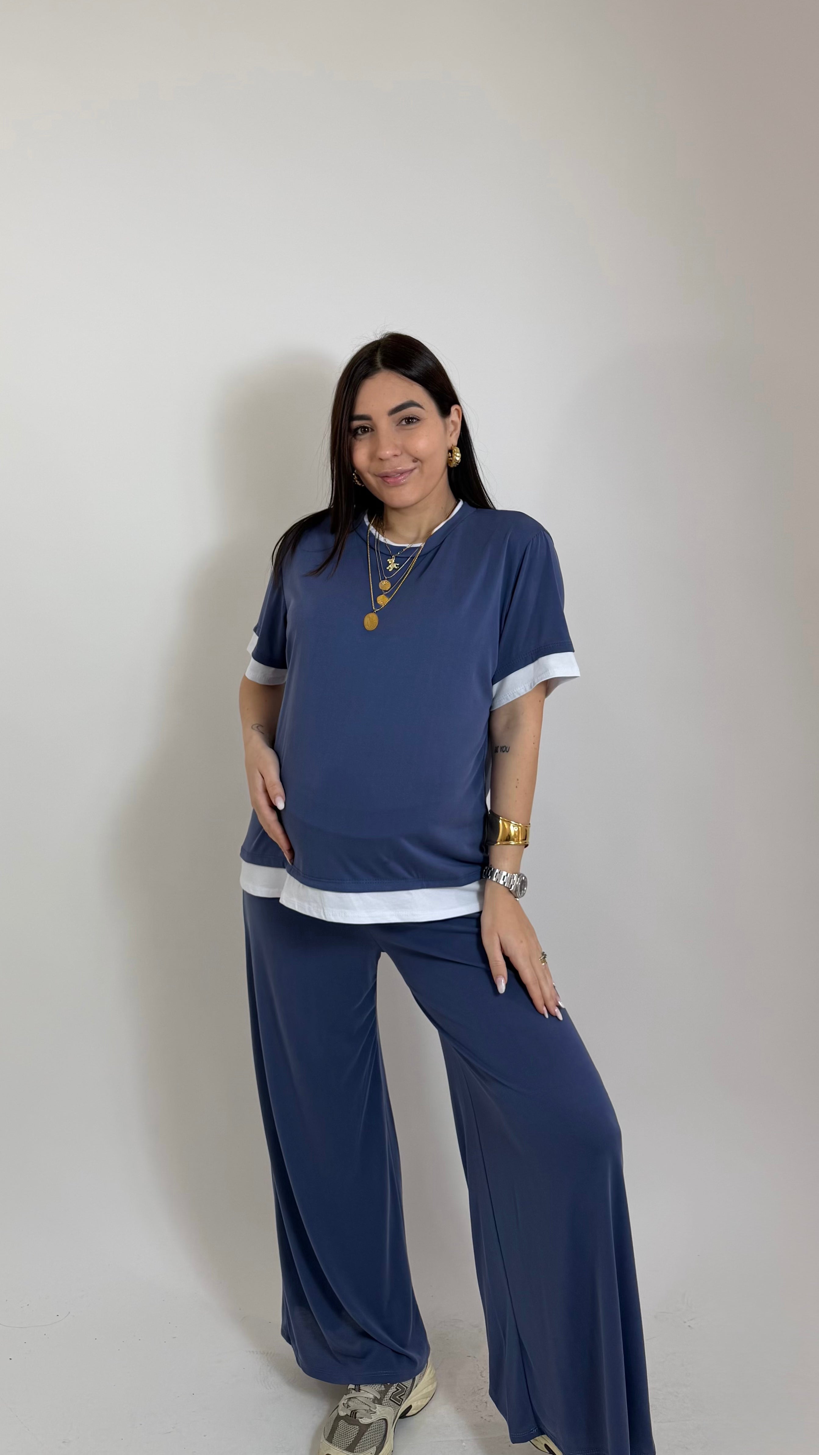 Set Beatrice Blu Denim