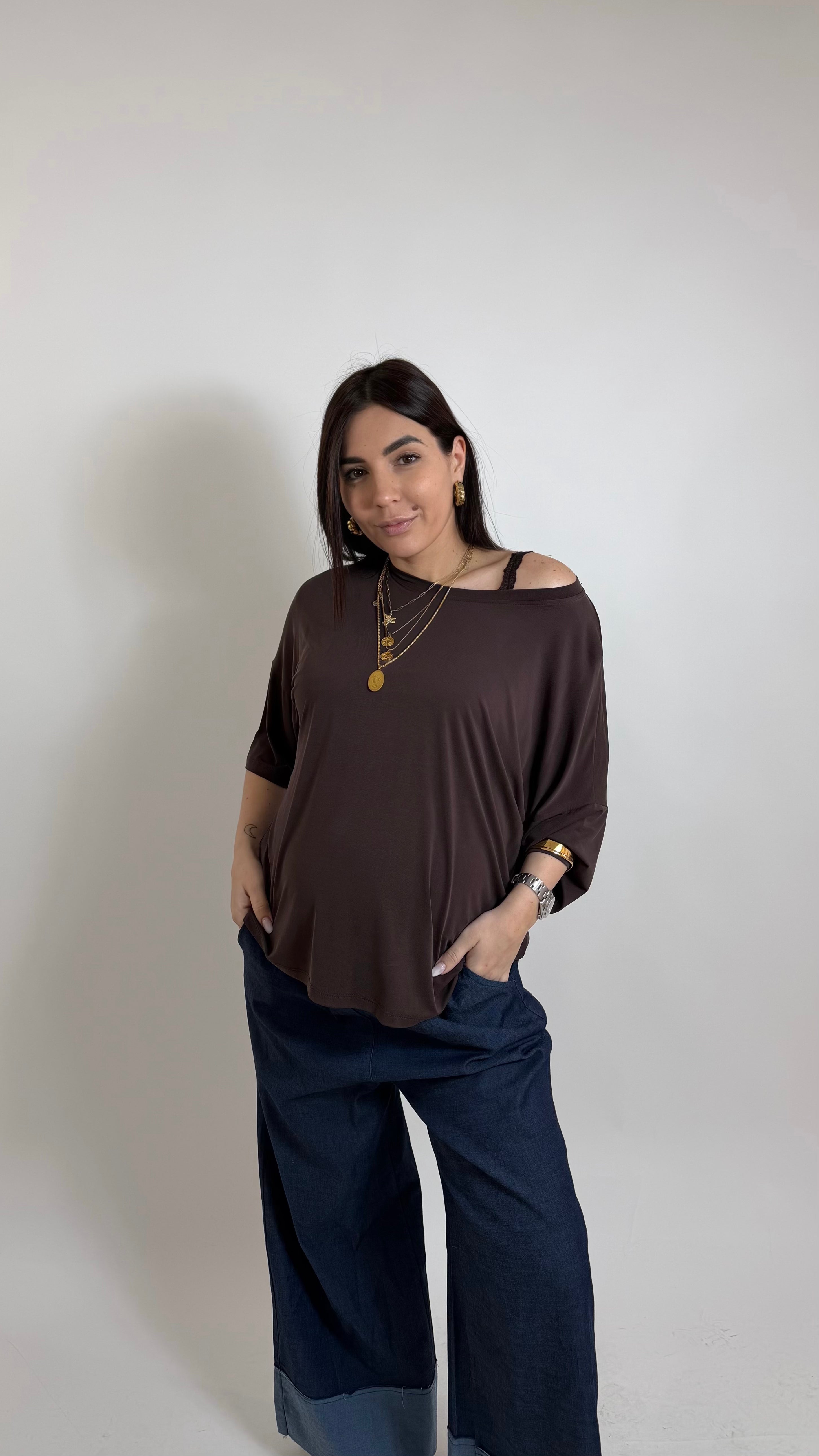 Maglia Kim Modal Choco