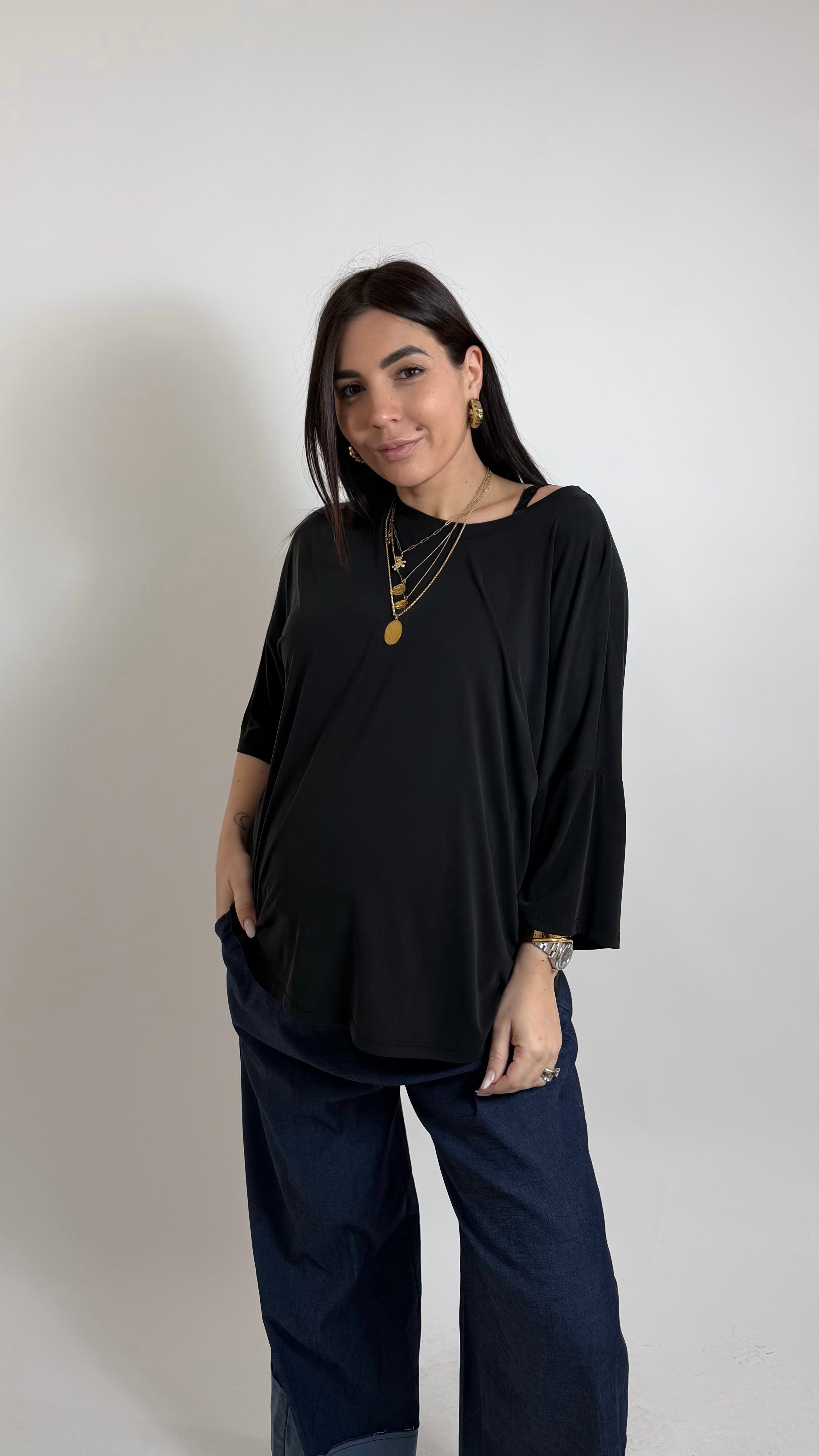 Maglia Kim Modal Nera