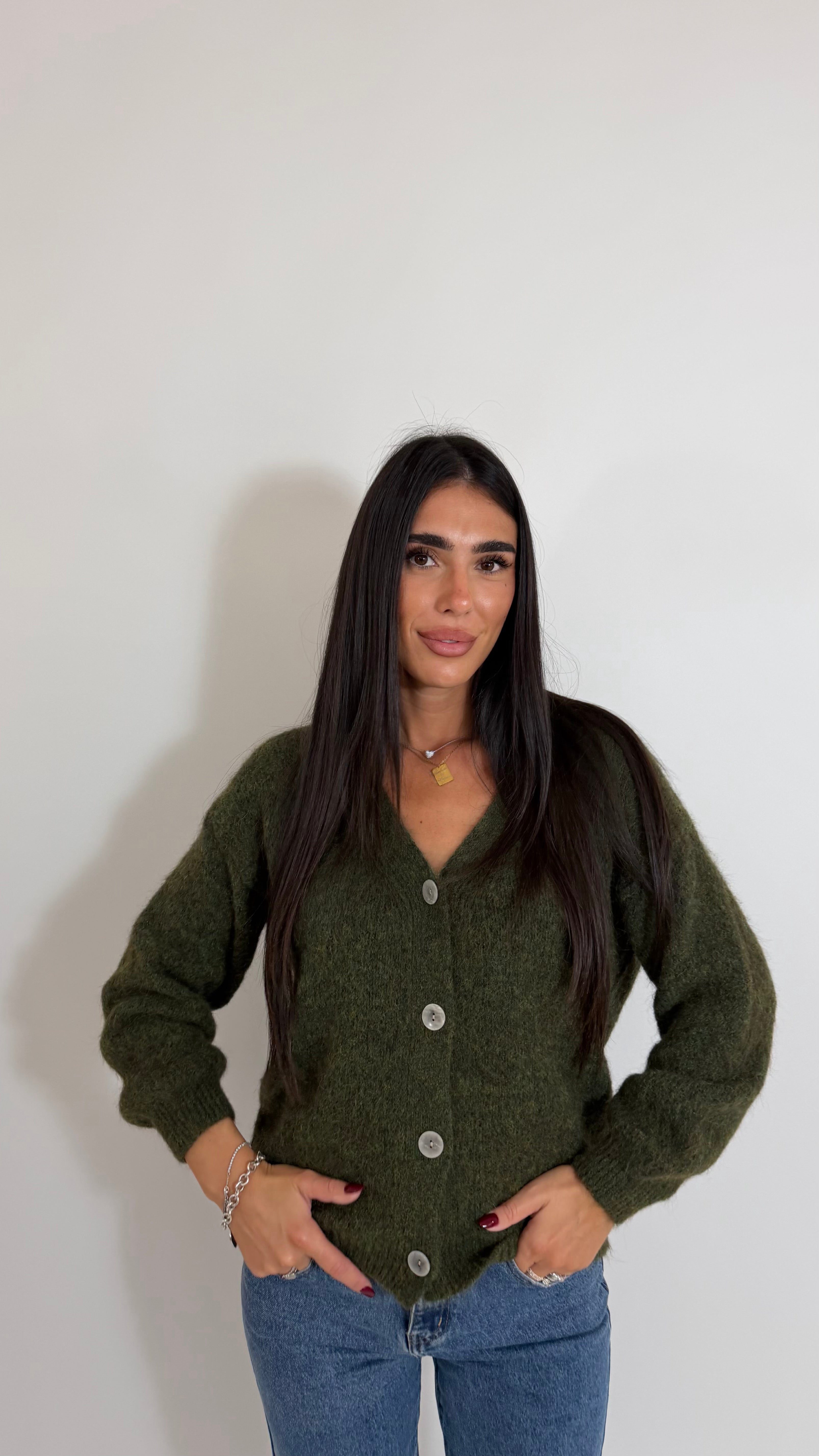 Cardigan Soft Touch Verde