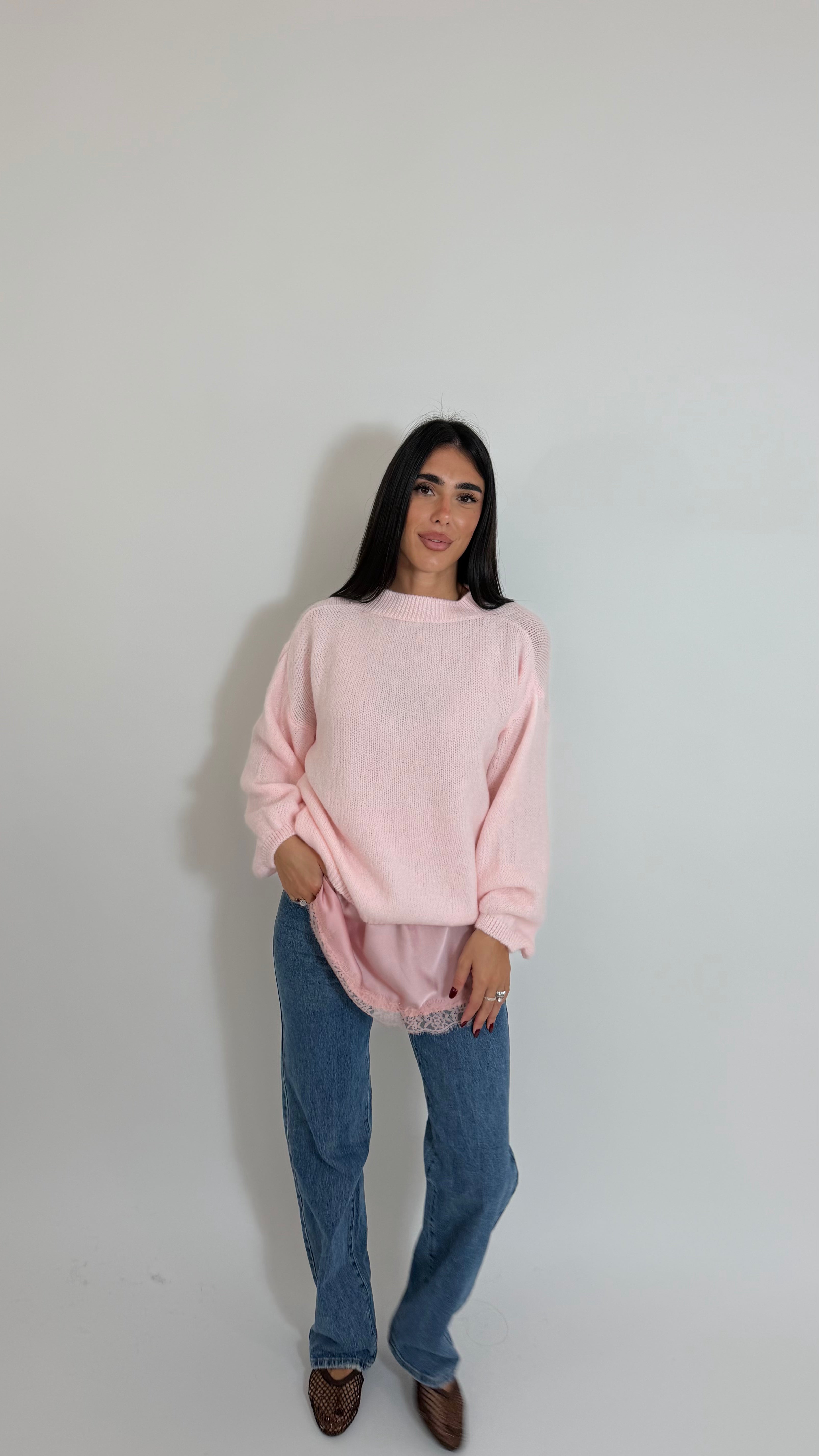Pull Cozy Over Rosa
