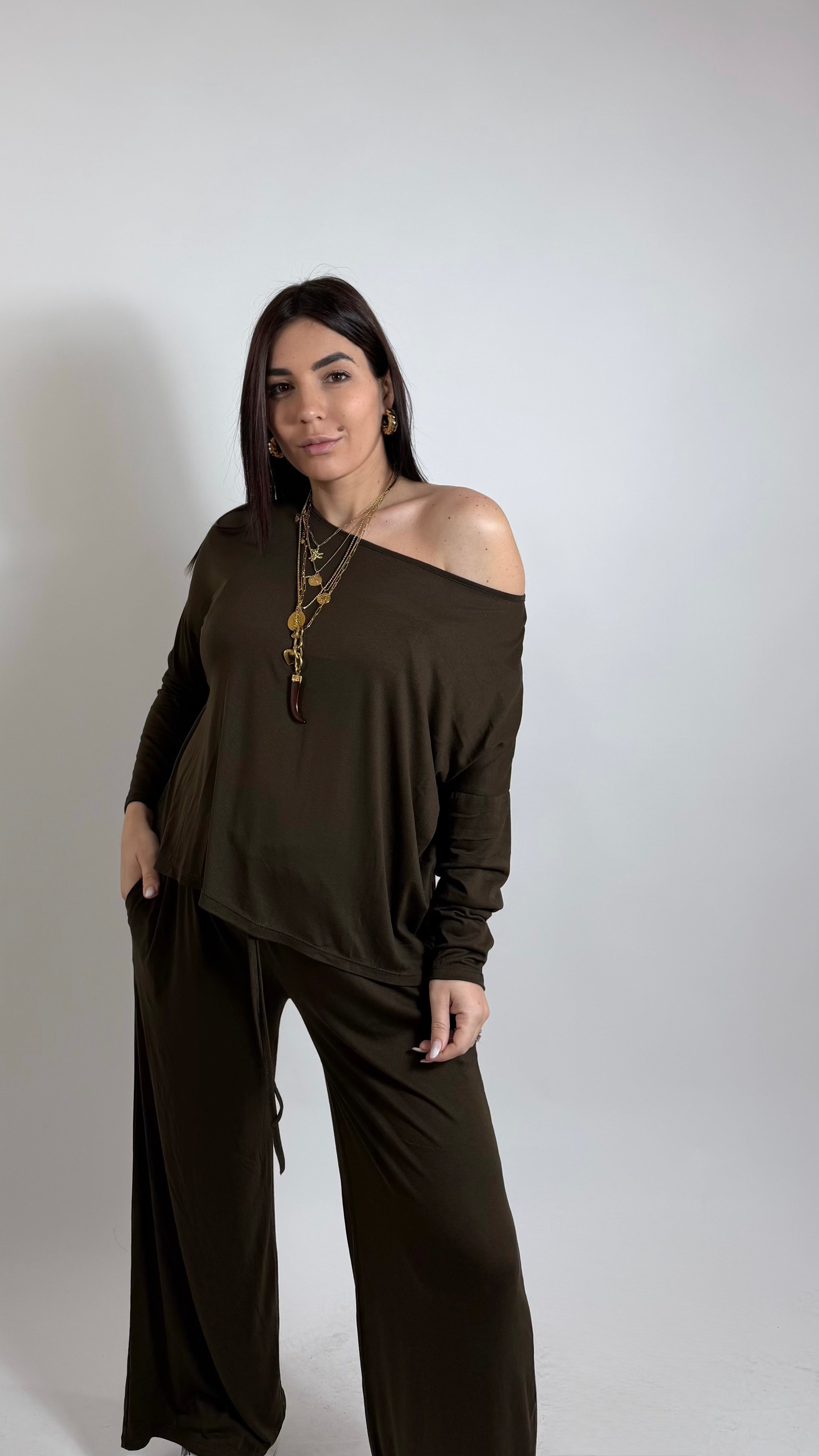 Cozy Cordset Spring Summer Second Skin / Choco