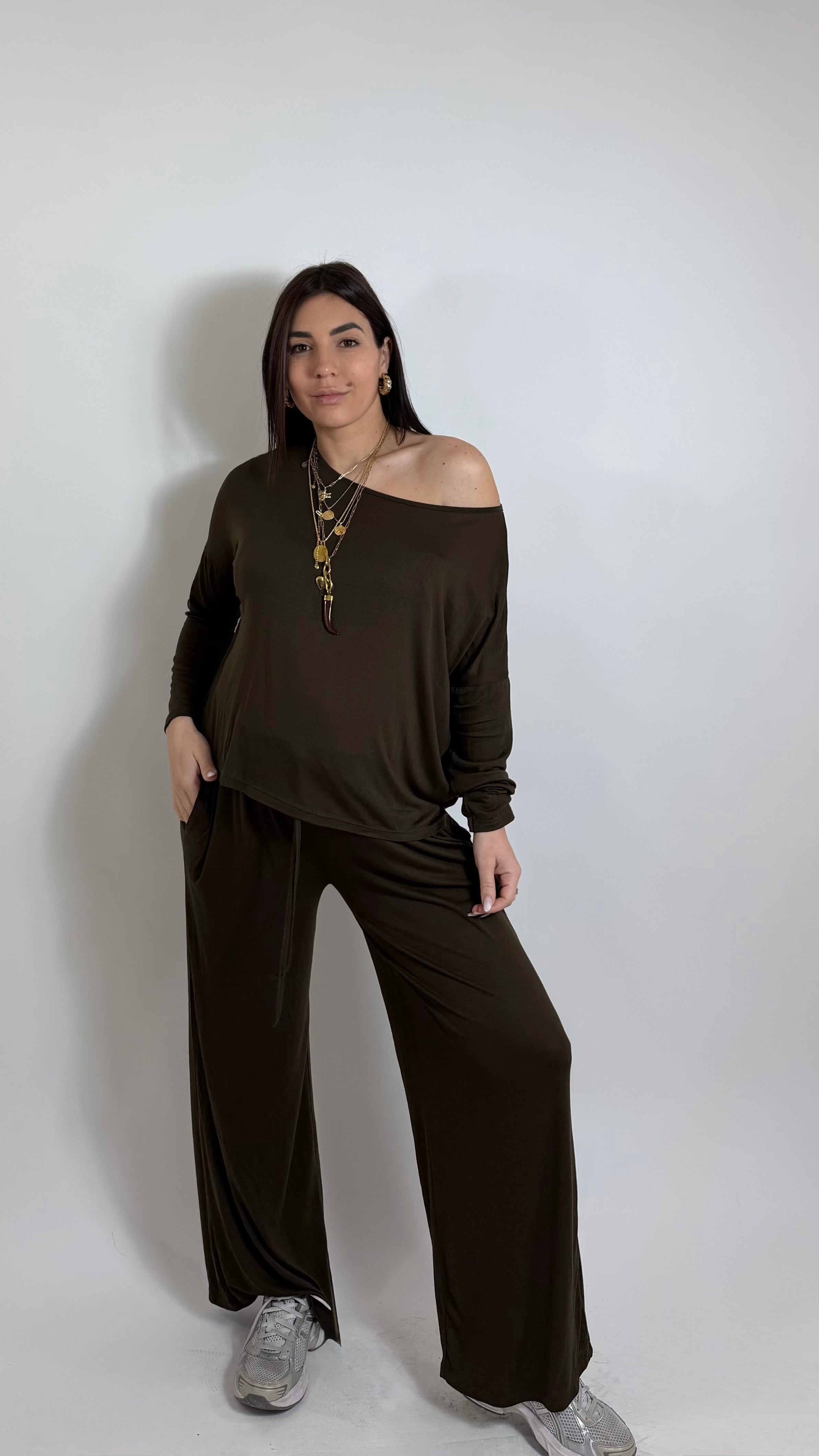 Cozy Cordset Spring Summer Second Skin / Choco