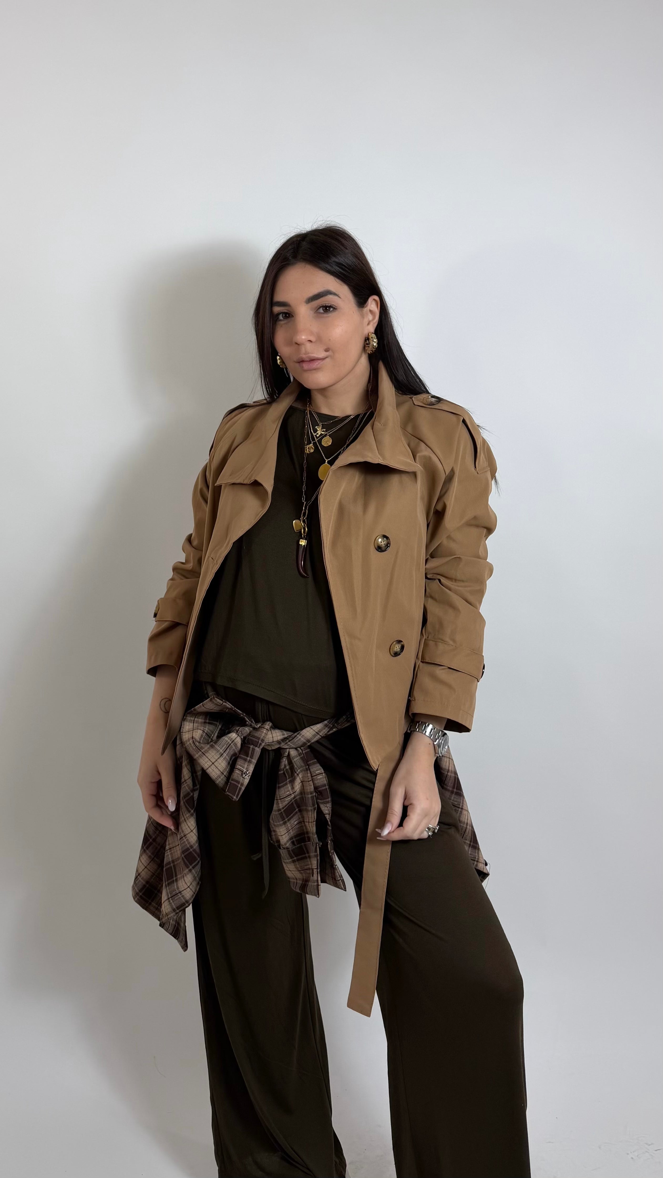 Mini Trench Cammello