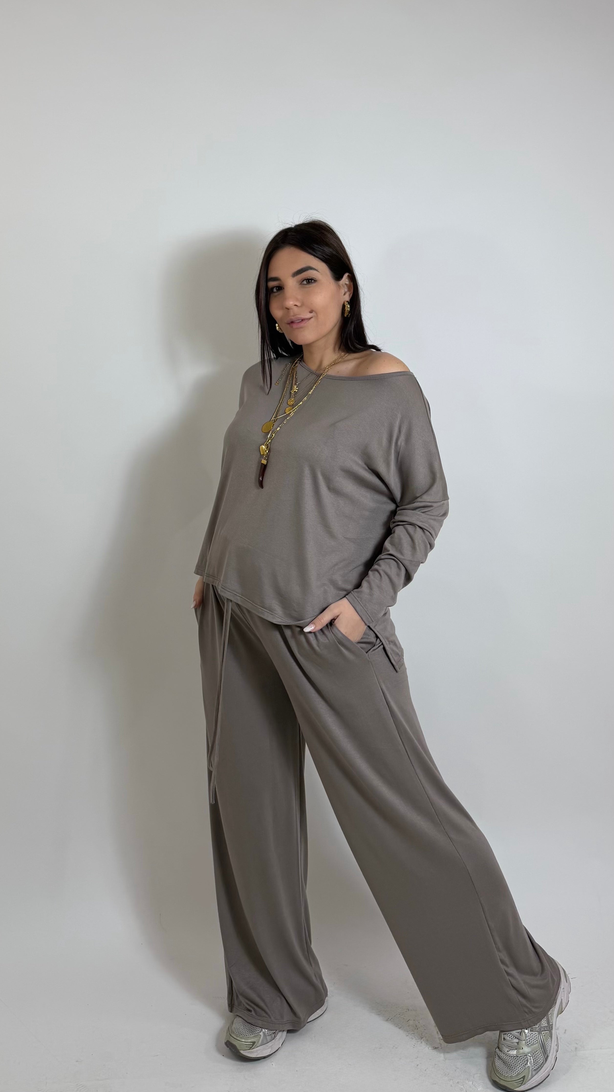 Cozy Cordset Spring Summer Second Skin / Tortora