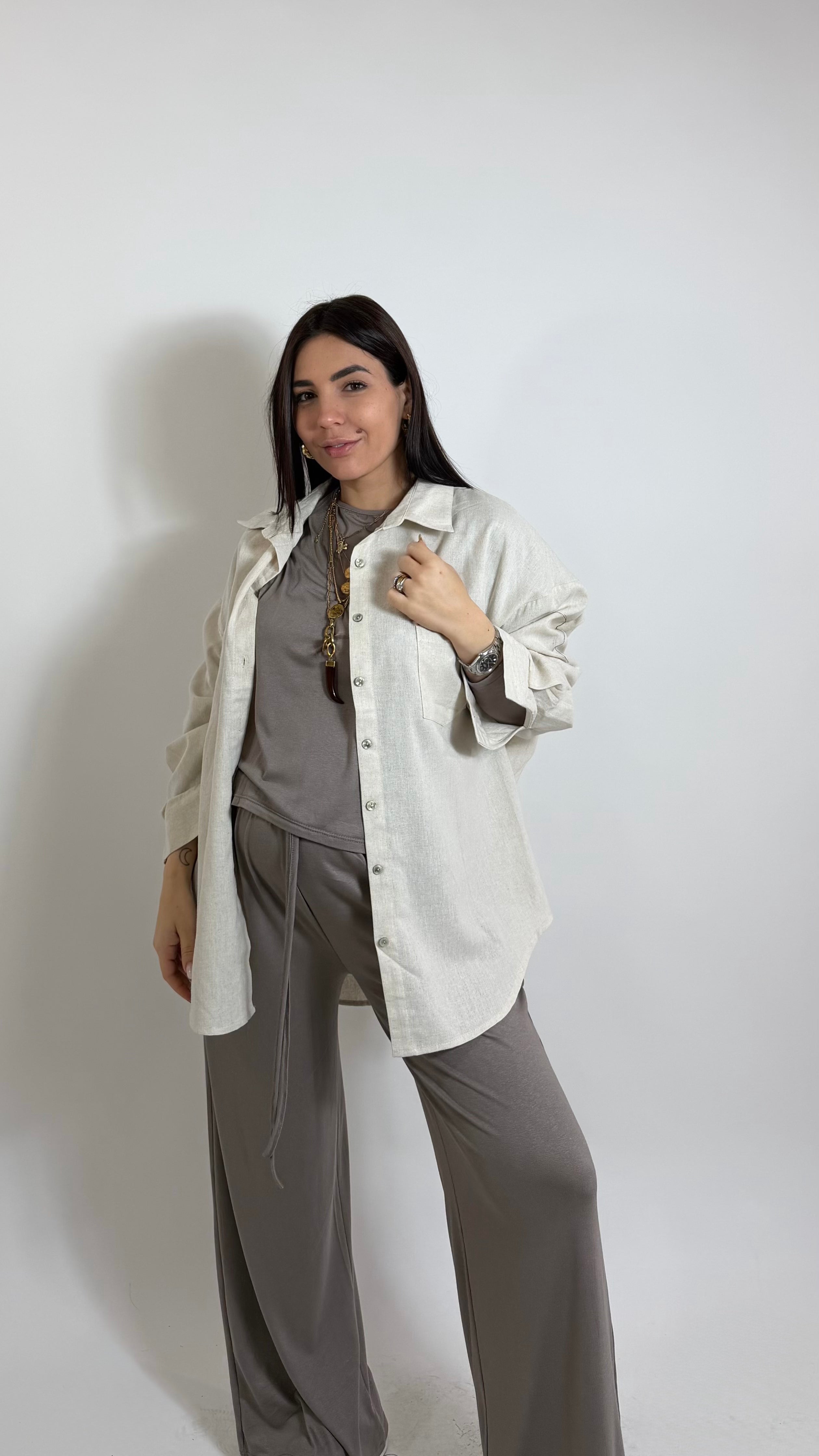 Cozy Cordset Spring Summer Second Skin / Tortora