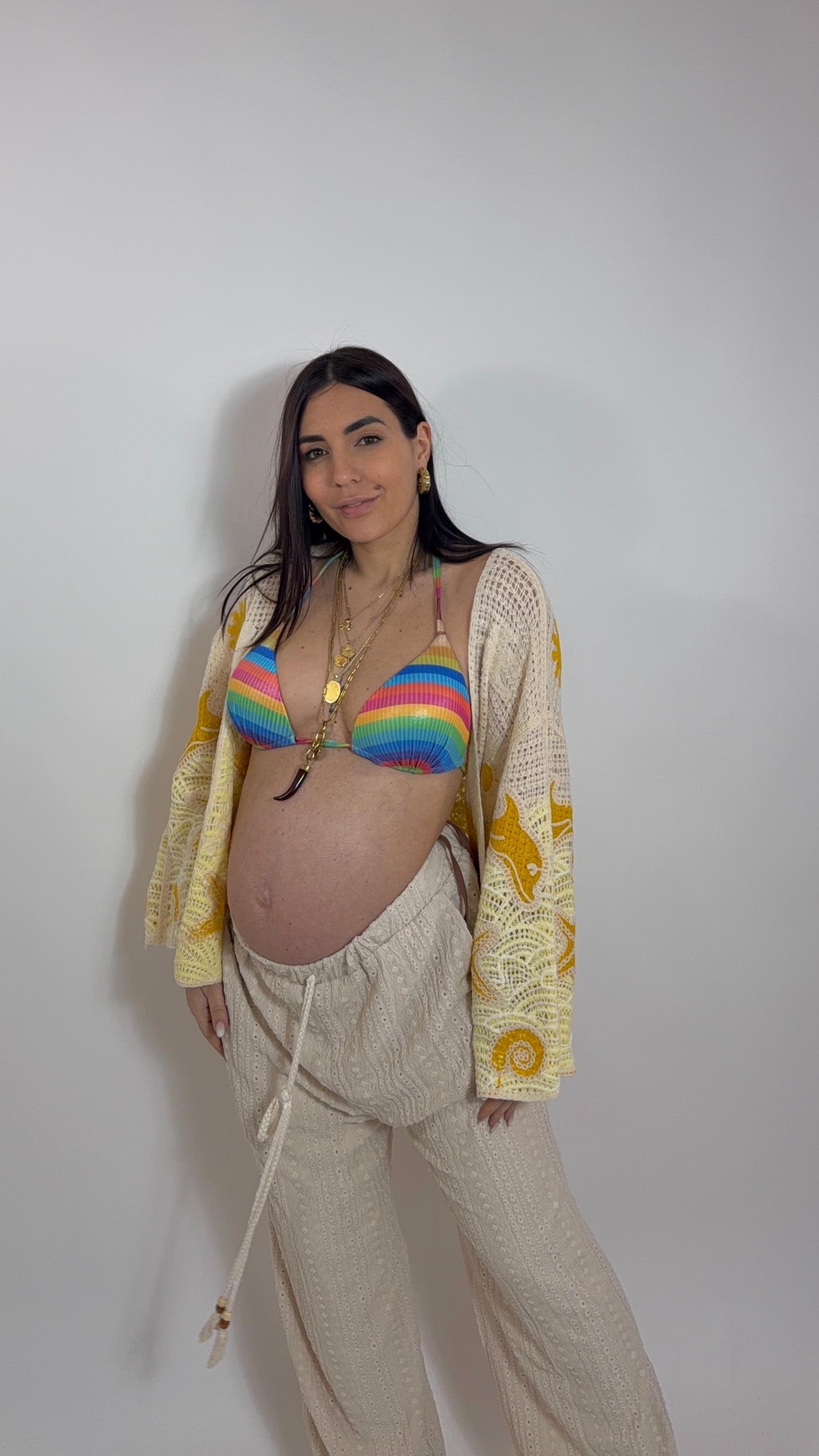 Kimono Crochet Yellow