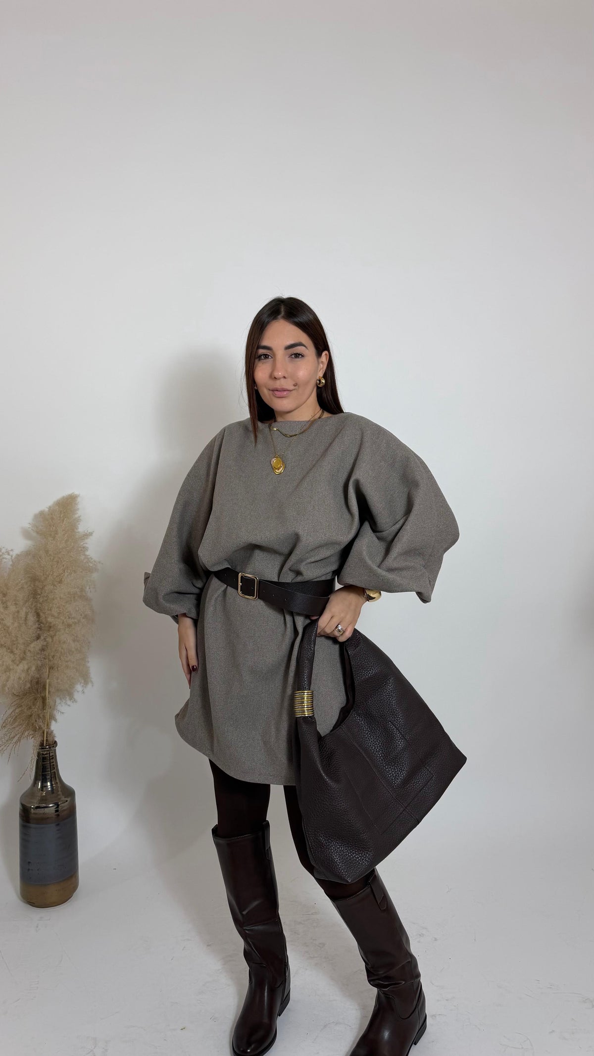 Capsula Dress Taupe
