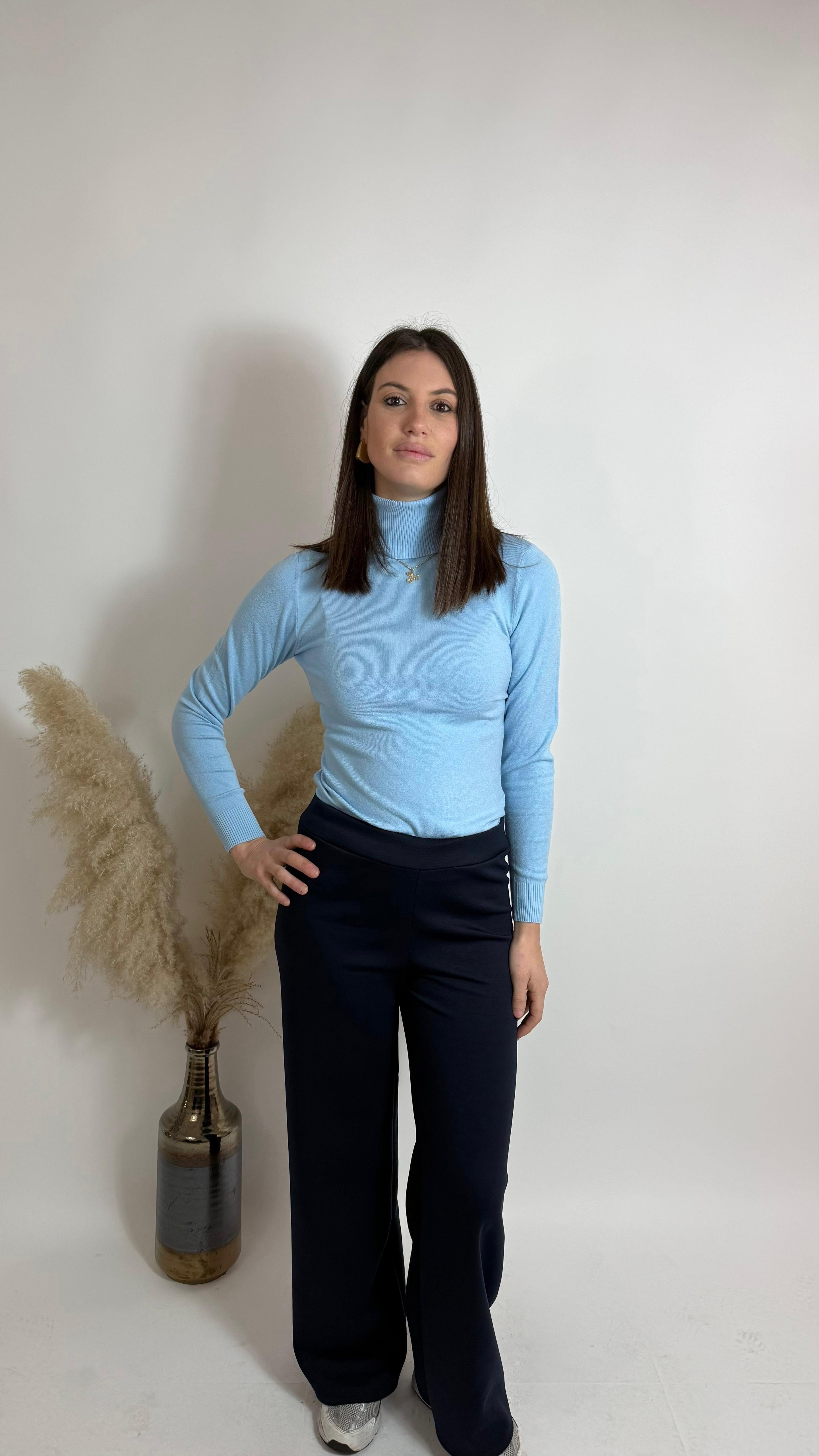 Pull Be You Collo Alto Celeste