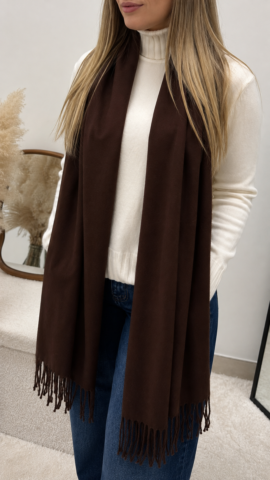 Sciarpa Basic Choco