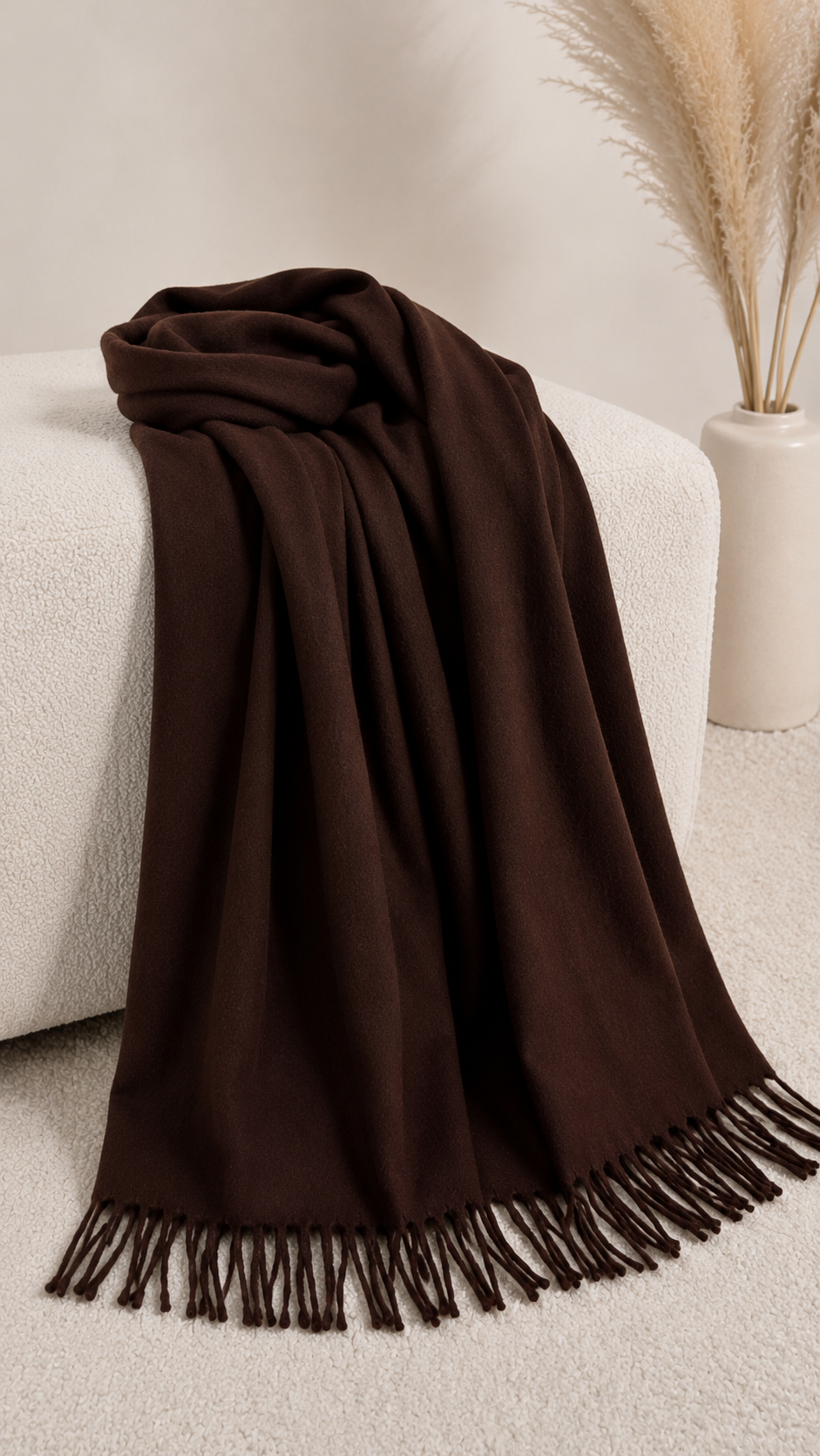 Sciarpa Basic Choco